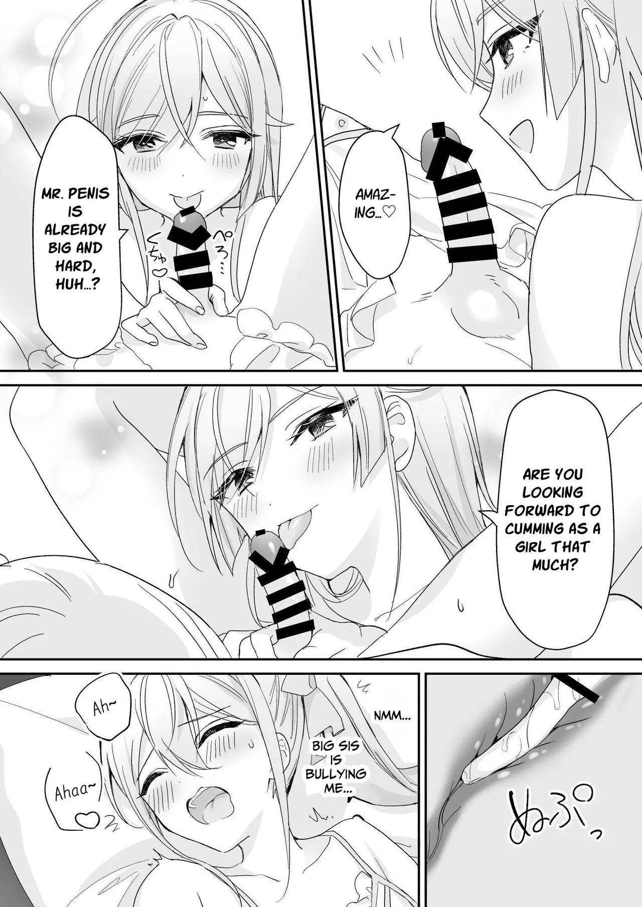 Josou Shounen to Ama Seme Onee-san | Crossdressing Guy and Sweetly Aggressive Woman page 35 original parody - sole female sole male hentai manga - read online free