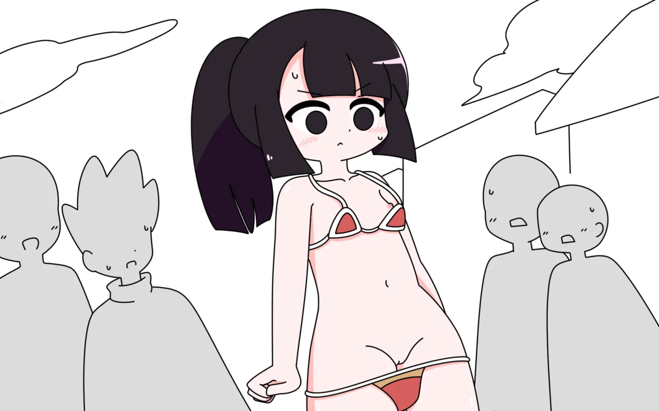 Soubi ga Yuruyuru de Iroiro Maru Mie page 19 original parody - bikini exhibitionism hentai manga - read online free