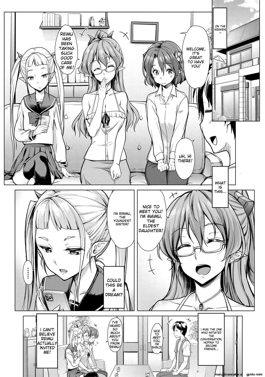Sakusei Shuki Shuki Sisters page 168 - nakadashi rough translation hentai manga - read online free