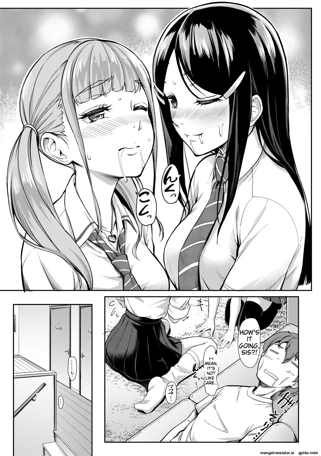 Sakusei Shuki Shuki Sisters page 19 - nakadashi rough translation hentai manga - read online free
