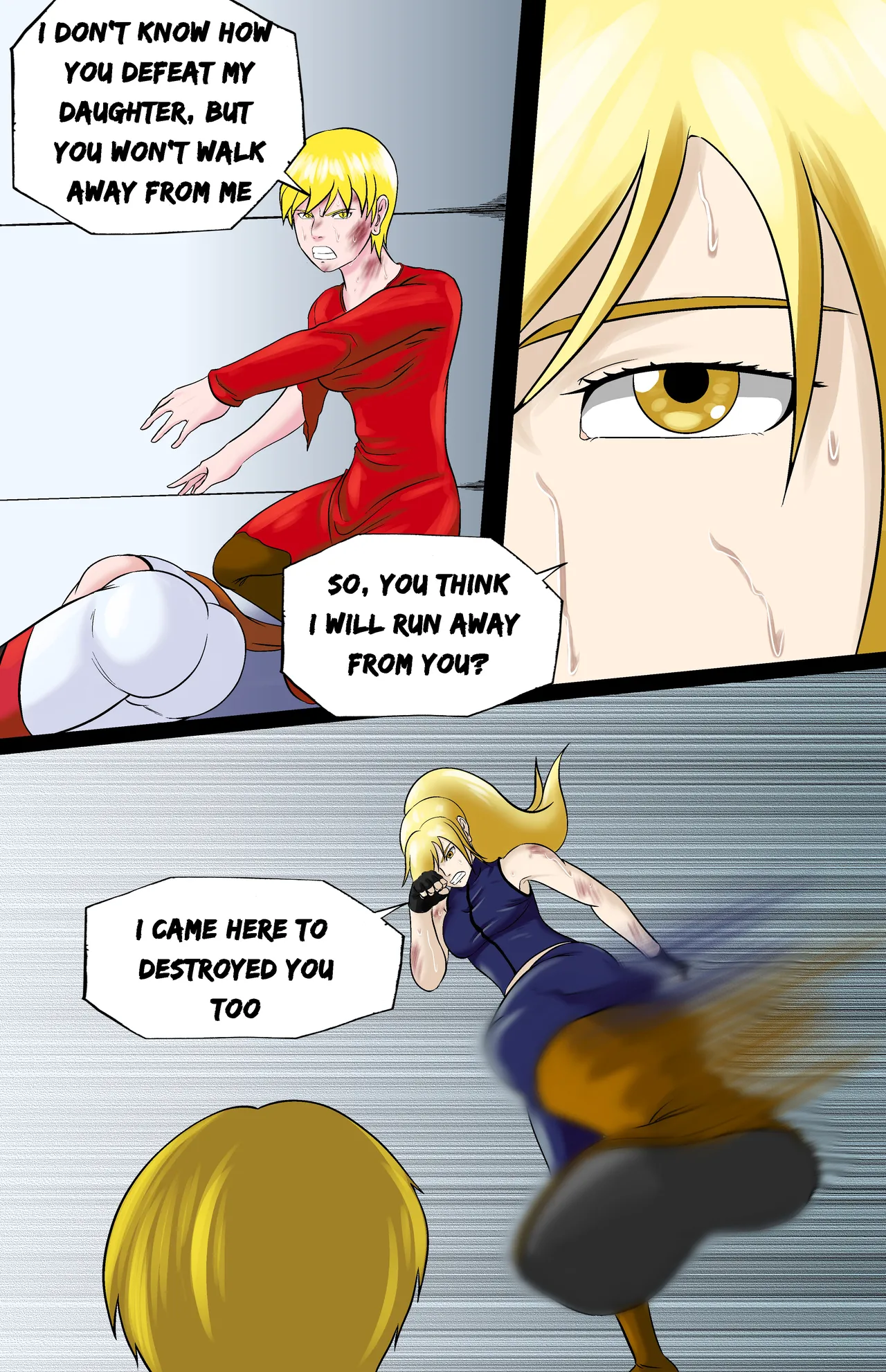 Revenge page 112 featuring jun kazama virtua fighter parody - ryona full color hentai manga - read online free
