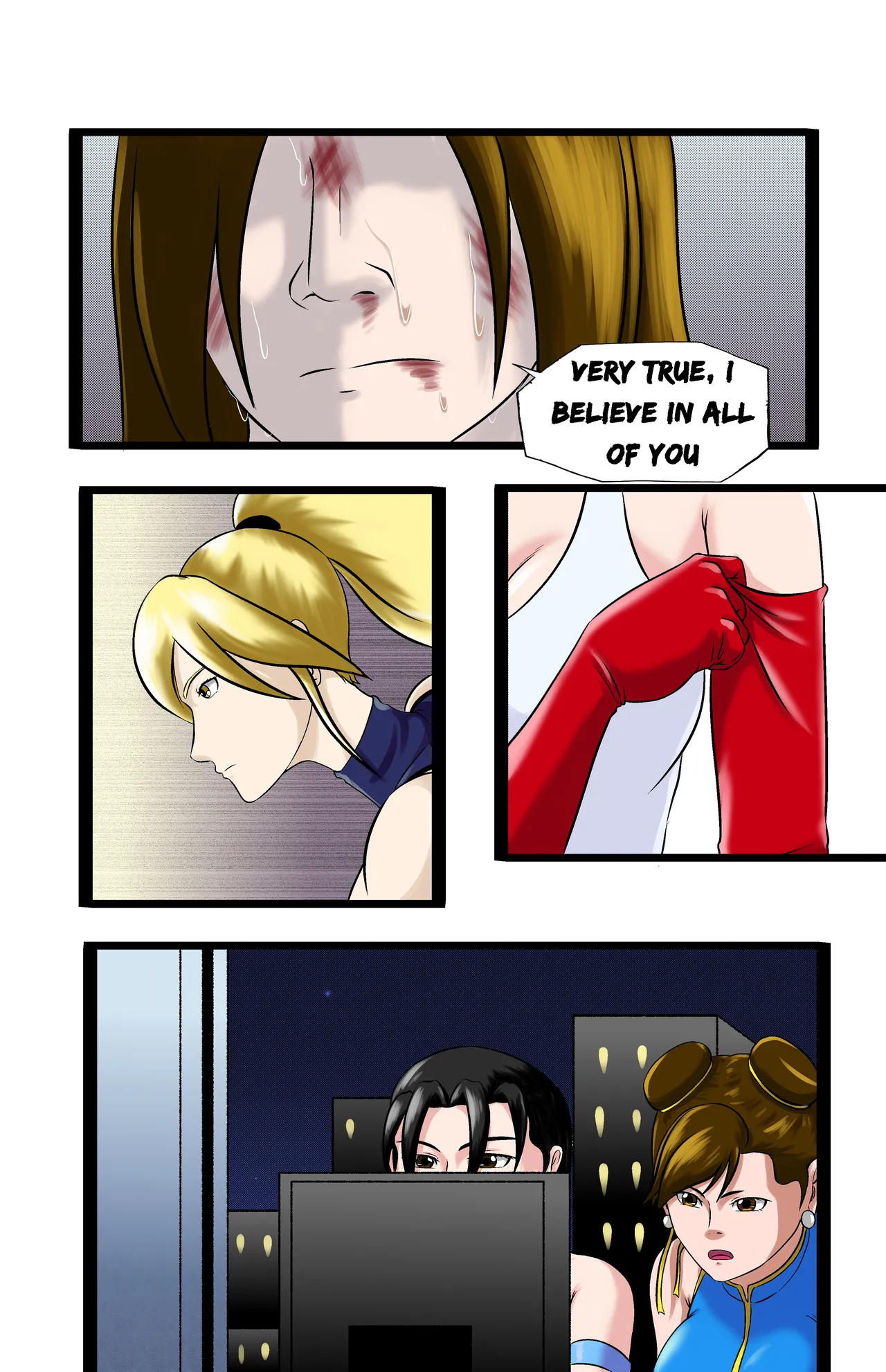 Revenge page 14 featuring chun-li virtua fighter parody - full color ryona hentai manga - read online free