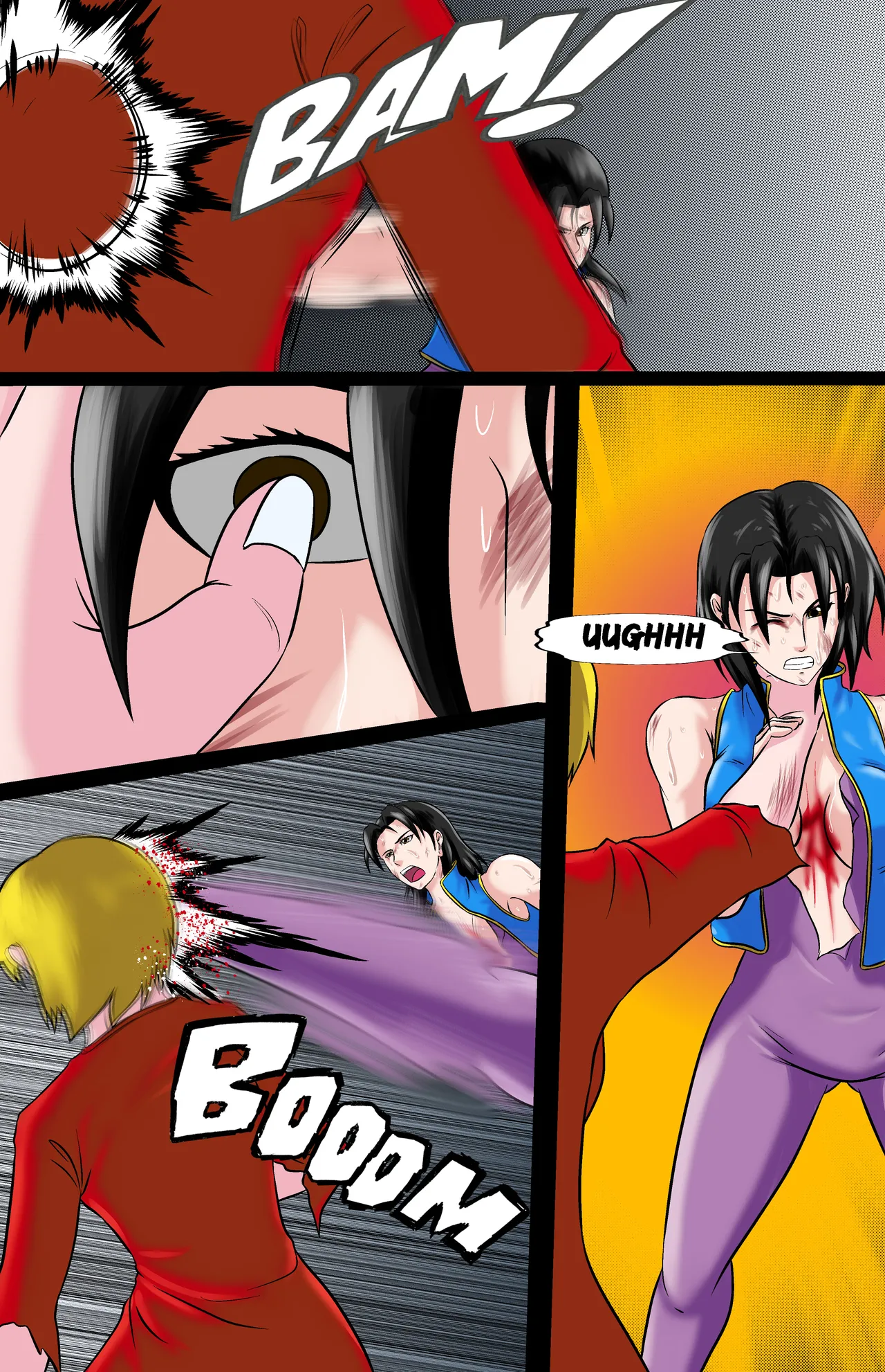 Revenge page 158 featuring jun kazama virtua fighter parody - ryona full color hentai manga - read online free
