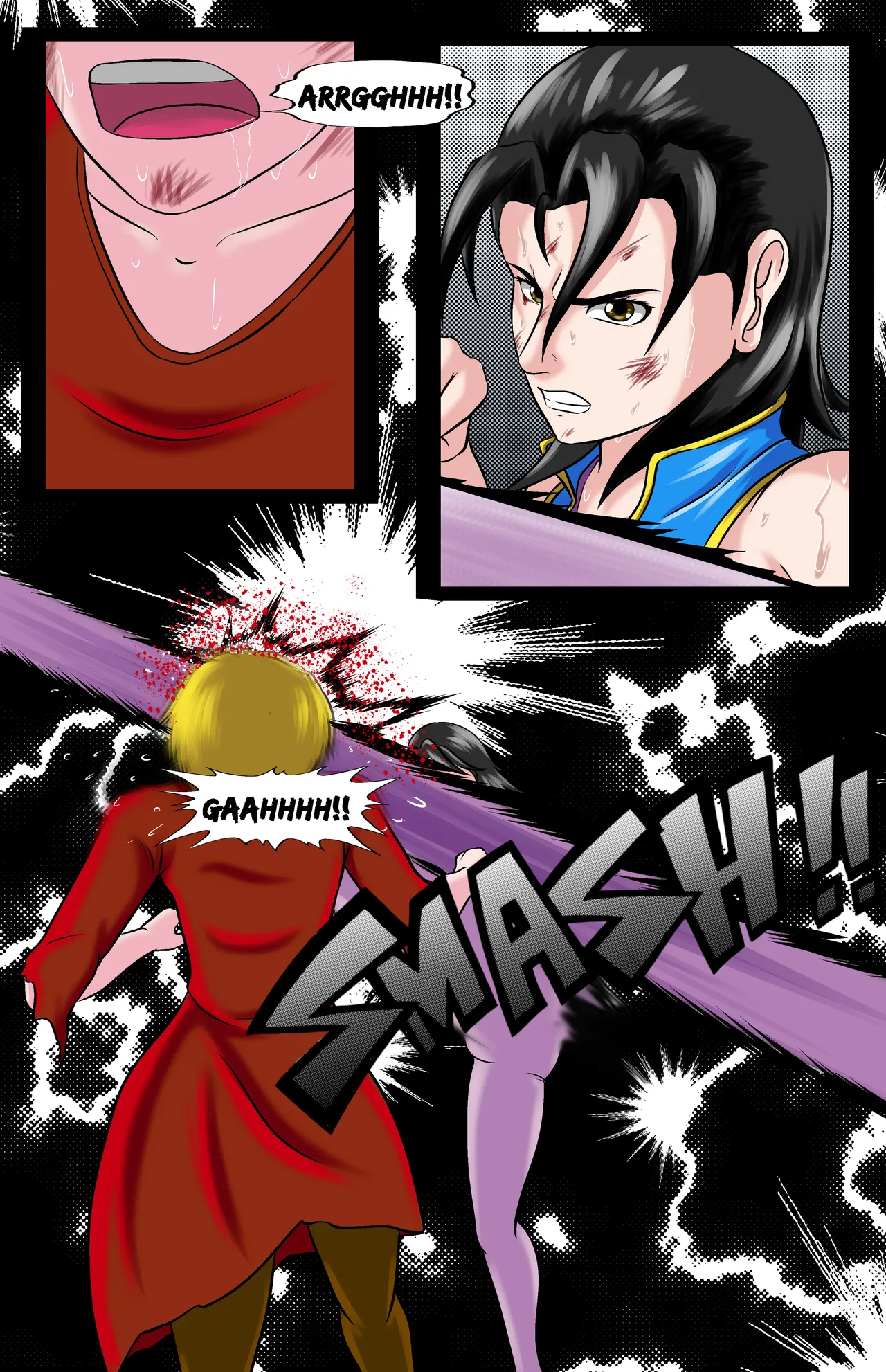 Revenge page 163 featuring chun-li street fighter parody - full color ryona hentai manga - read online free