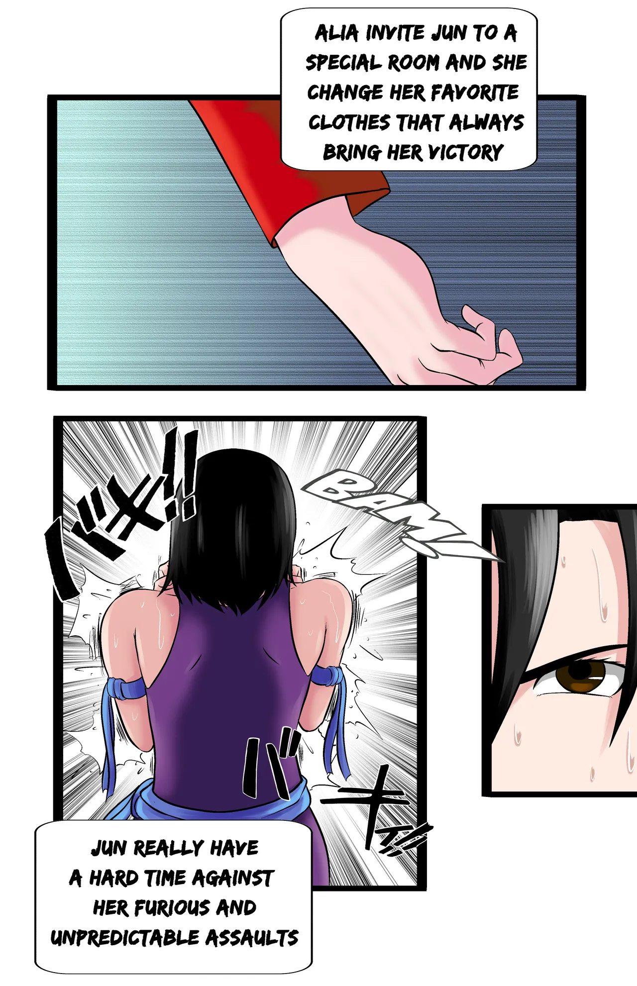 Revenge page 28 featuring jun kazama virtua fighter parody - ryona full color hentai manga - read online free
