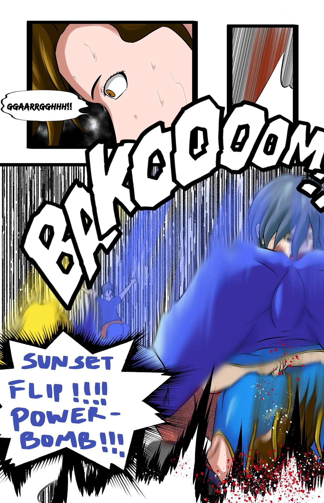 Revenge page 49 featuring chun-li virtua fighter parody - full color ryona hentai manga - read online free