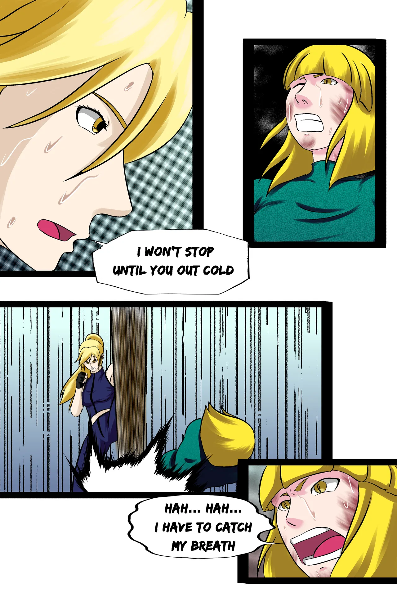 Revenge page 83 featuring chun-li street fighter parody - full color ryona hentai manga - read online free