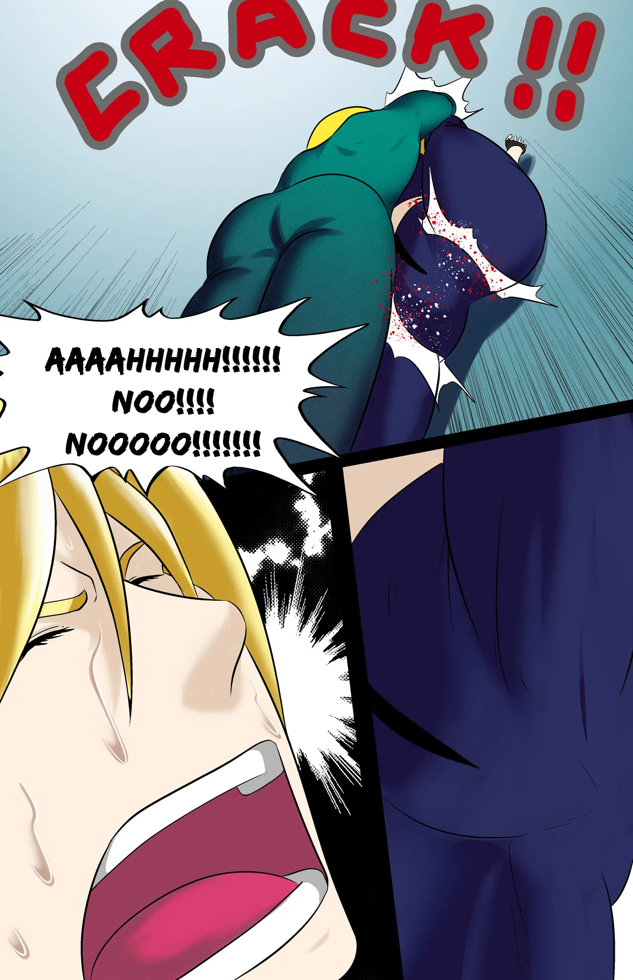 Revenge page 92 featuring chun-li street fighter parody - full color ryona hentai manga - read online free