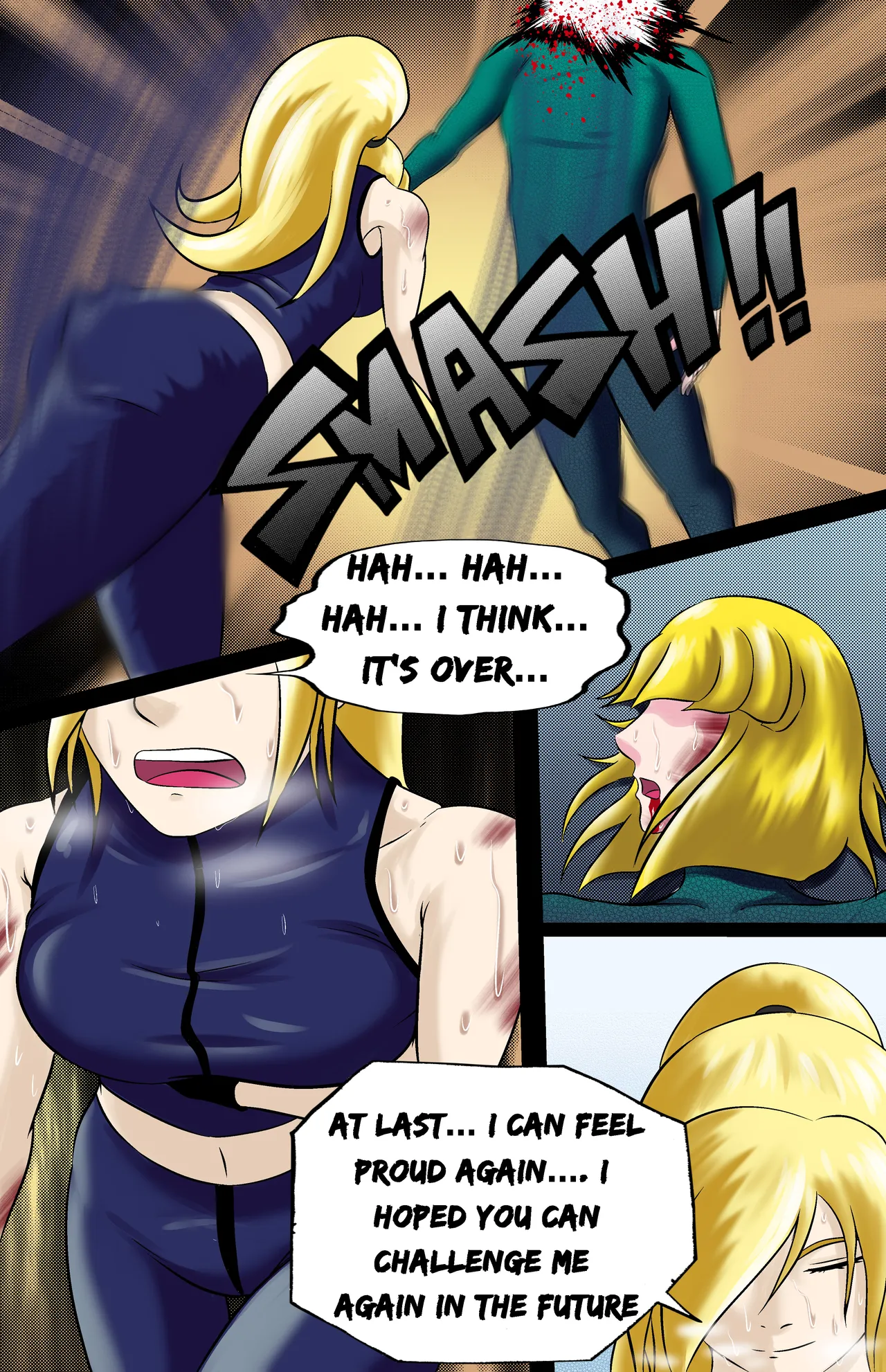 Revenge page 98 featuring jun kazama dead or alive parody - ryona full color hentai manga - read online free