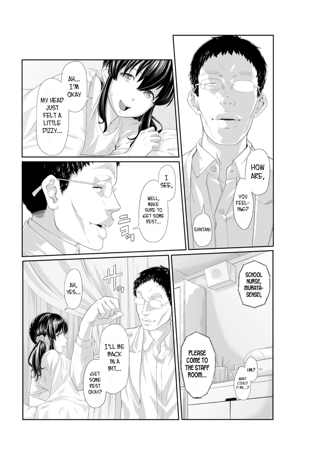 Molested until climax! Soaking wet from sensei’s fingers 1-2 page 36 original parody - teacher masturbation hentai manga - read online free