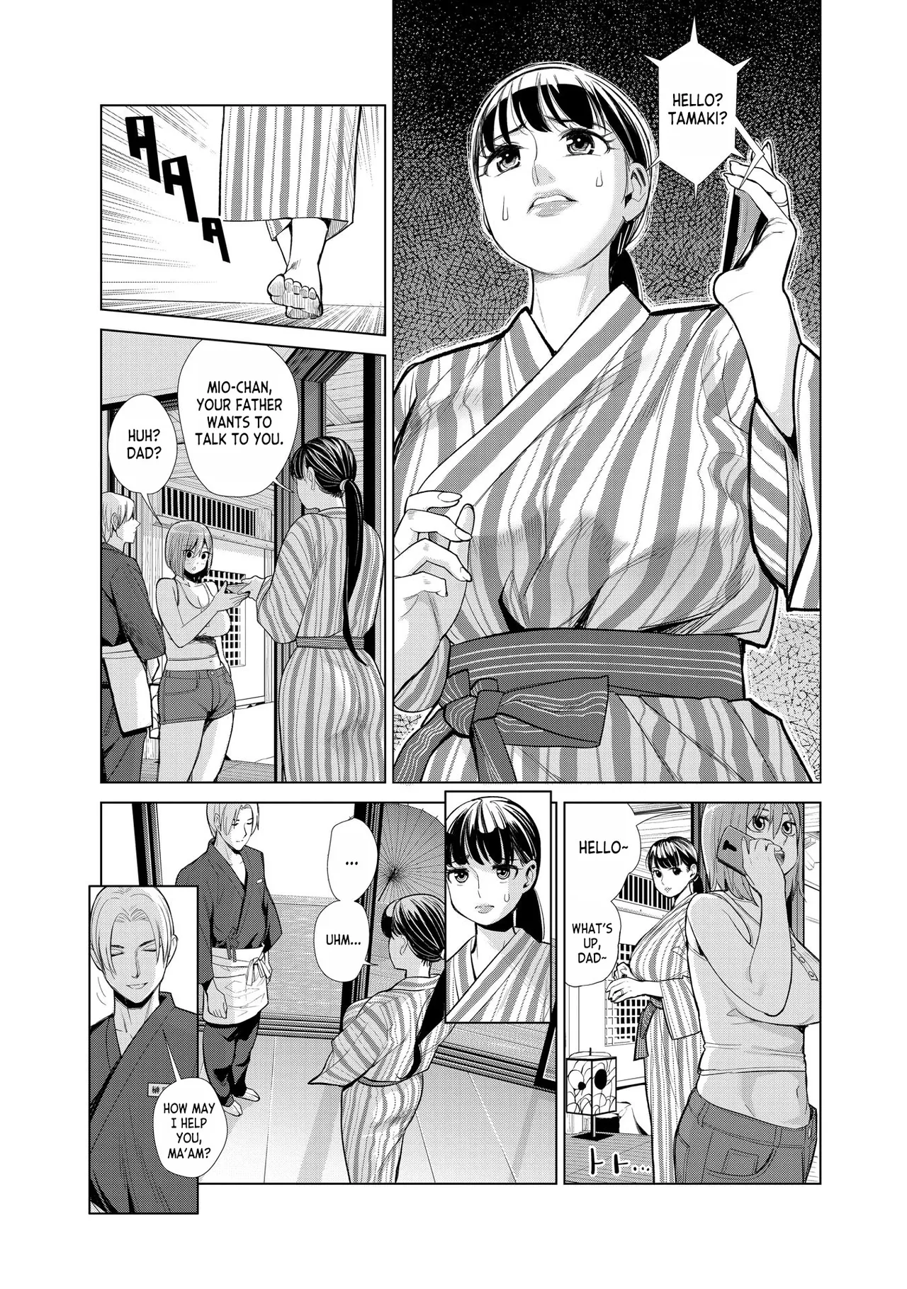 Nakayoku no Yu e Youkoso ch.1-3 page 9 original parody - squirting milf hentai manga - read online free