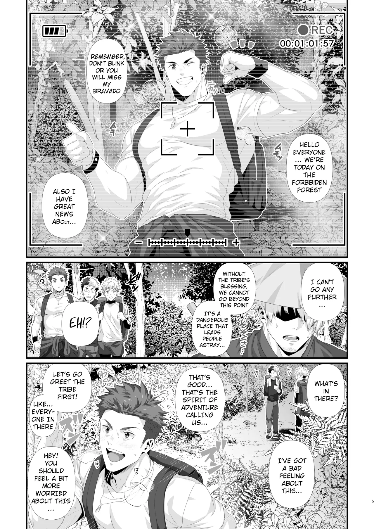 Page 3 of Buzoku seinen × haiyū - Tribal Man x Streamer