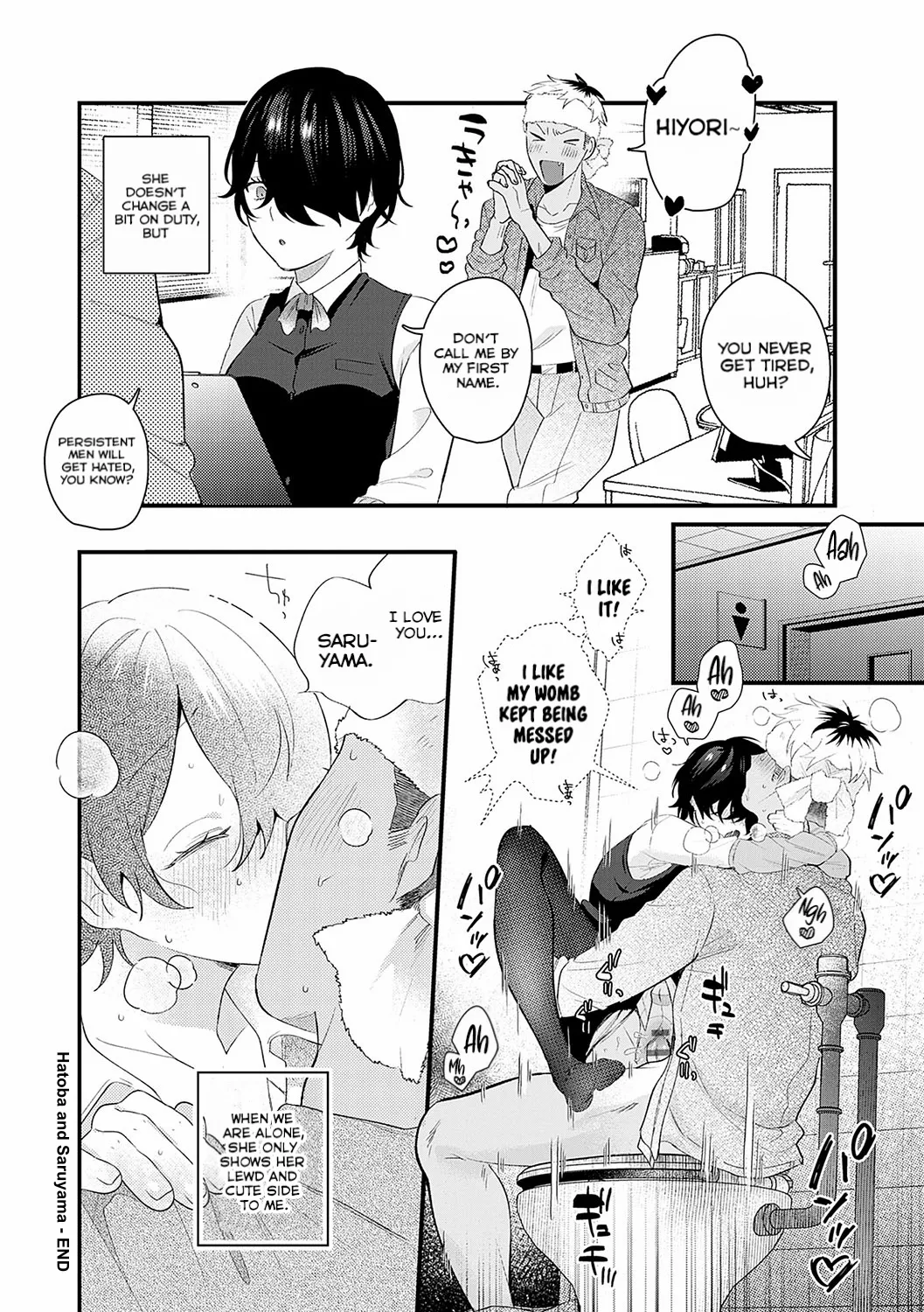 [Gurida] Hatoba-san to Saruyama-kun | Hatoba and Saruyama (BEAUTIES ARE ALSO BEAST) [English] [ConTL] [Digital] page 24 - sole female sole male hentai manga - read online free