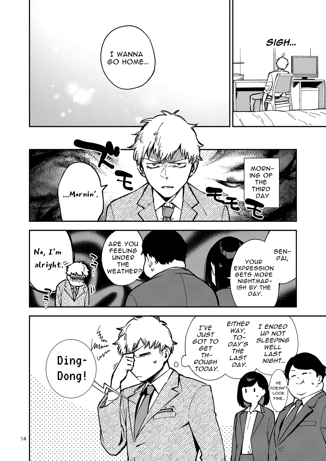 Tonari no Ayane-san Itazura Jidori to Oshioki Ecchi Hen | My Neighbor Ayane page 14 original parody - sole female sole male hentai manga - read online free