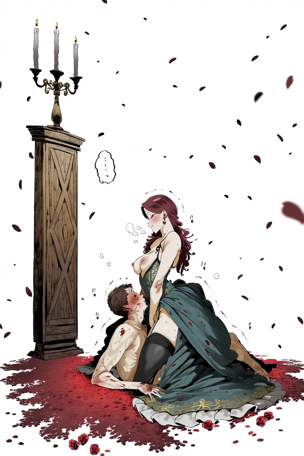 SUCCUBUS WORLD page 339 - nakadashi stockings hentai manga - read online free