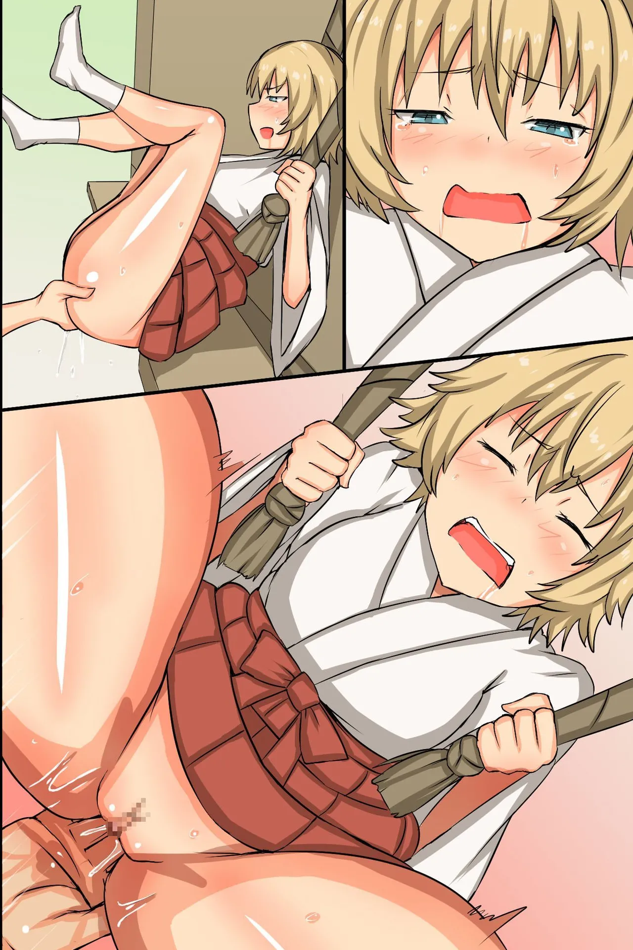 Nakadashi Kigan! Harem Jinja page 82 original parody - sole male full color hentai manga - read online free