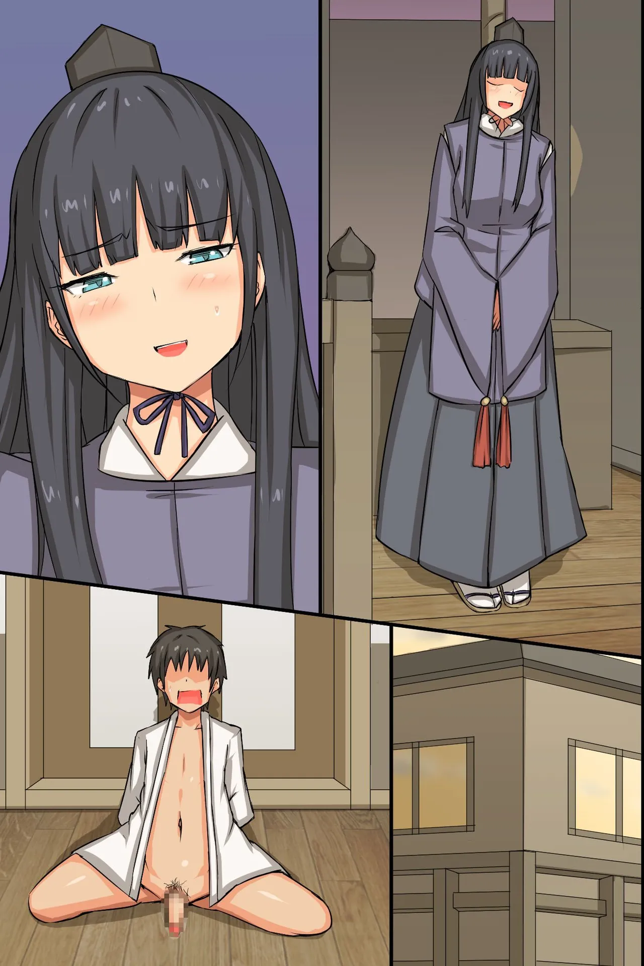 Nakadashi Kigan! Harem Jinja page 85 original parody - big breasts miko hentai manga - read online free