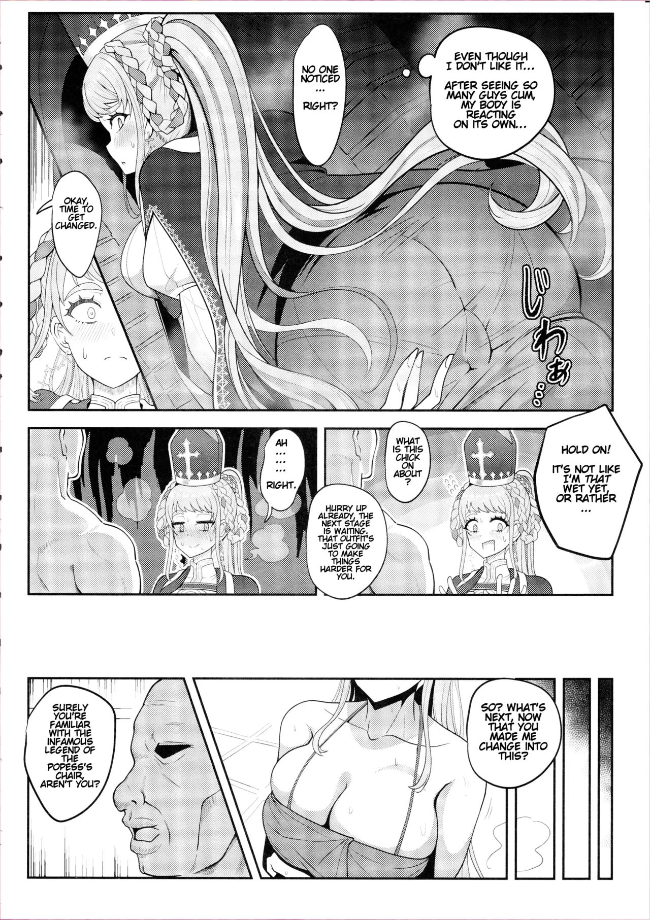 Johanna Hard page 14 featuring popess johanna fate grand order parody - sole female nakadashi hentai manga - read online free