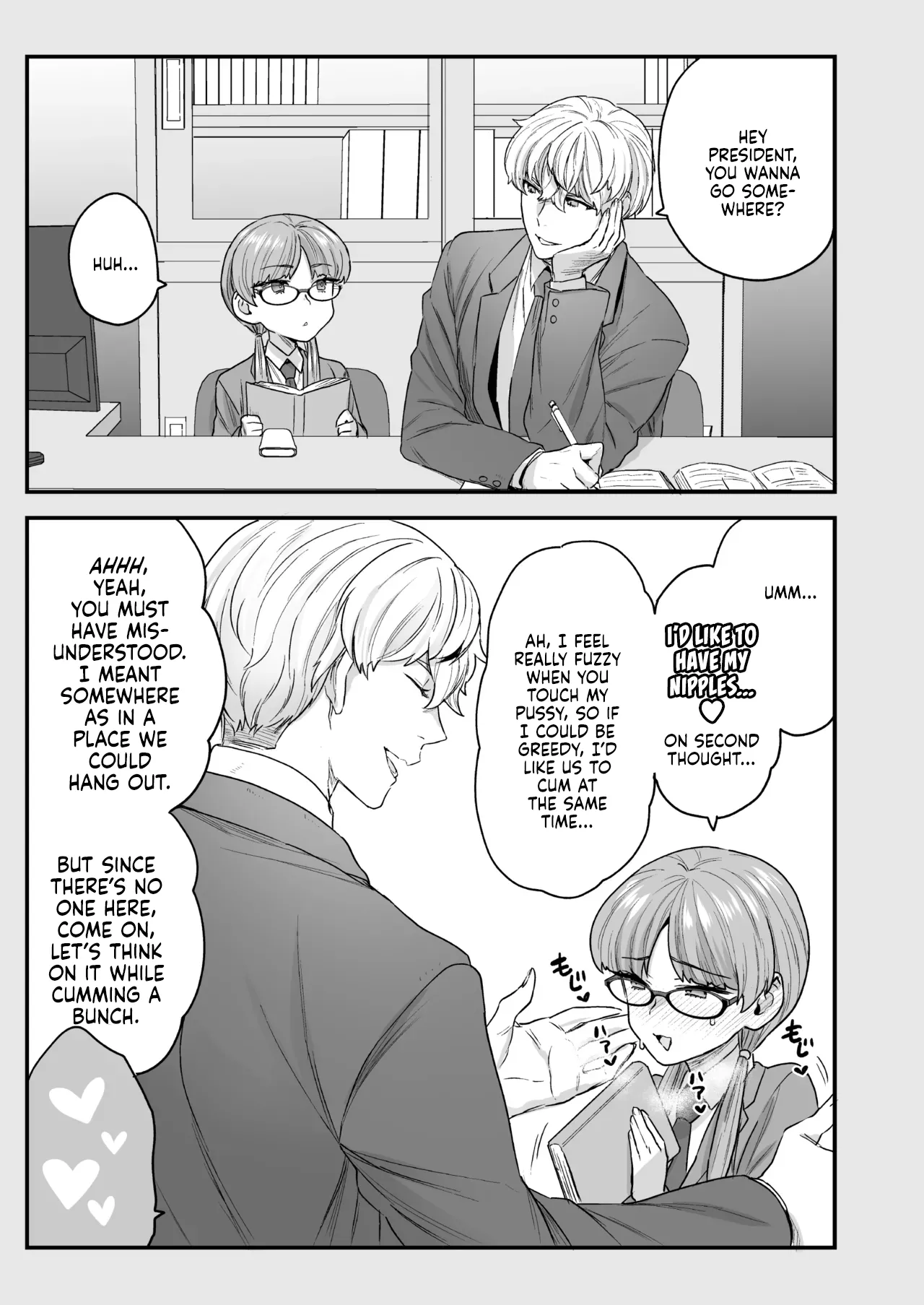 [Sayonara Hornet (Yoshiragi)] Iinchou to Mitsuda-kun Soushuuhen 1 + alpha | The Class President and Mitsuda-kun Compilation 1 + alpha [English] [rez_a] page 137 original parody - big breasts schoolboy uniform hentai manga - read online free