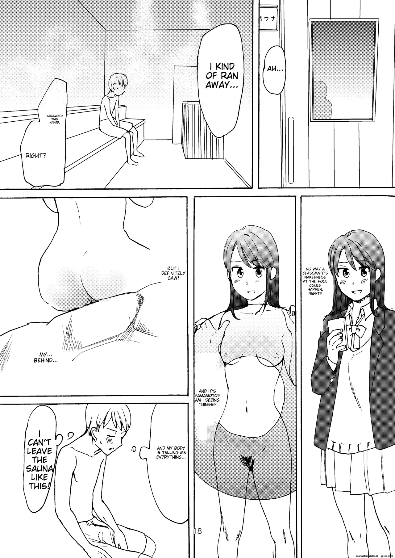 Ai no Onsen Pool | Love Hot Spring Pool page 16 original parody - hairy exhibitionism hentai manga - read online free