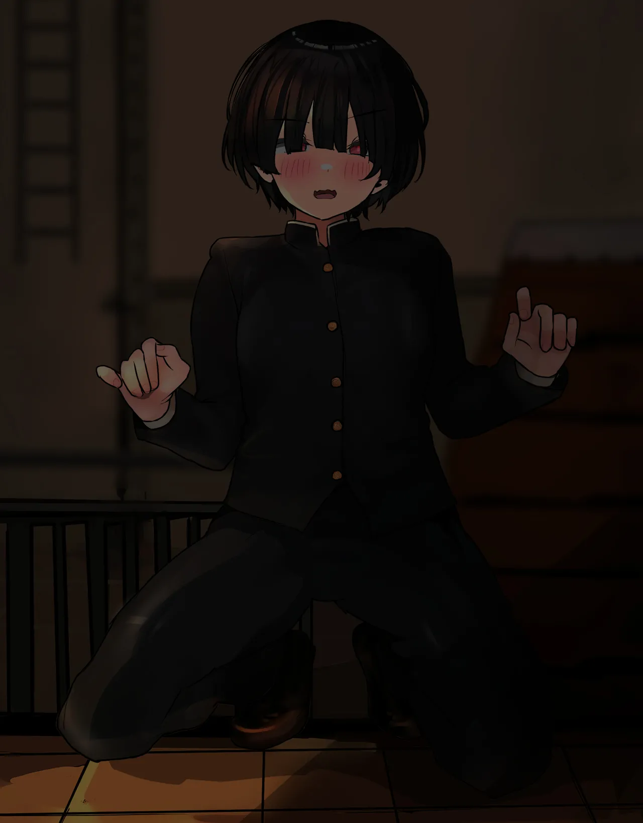 [Shoto Lolita (ToTo)] InCha Otokonoko ga Ura Fuuzoku Debut? [Mesuiki Danshi] Sono 1 page 9 original parody - gloves swimsuit hentai manga - read online free