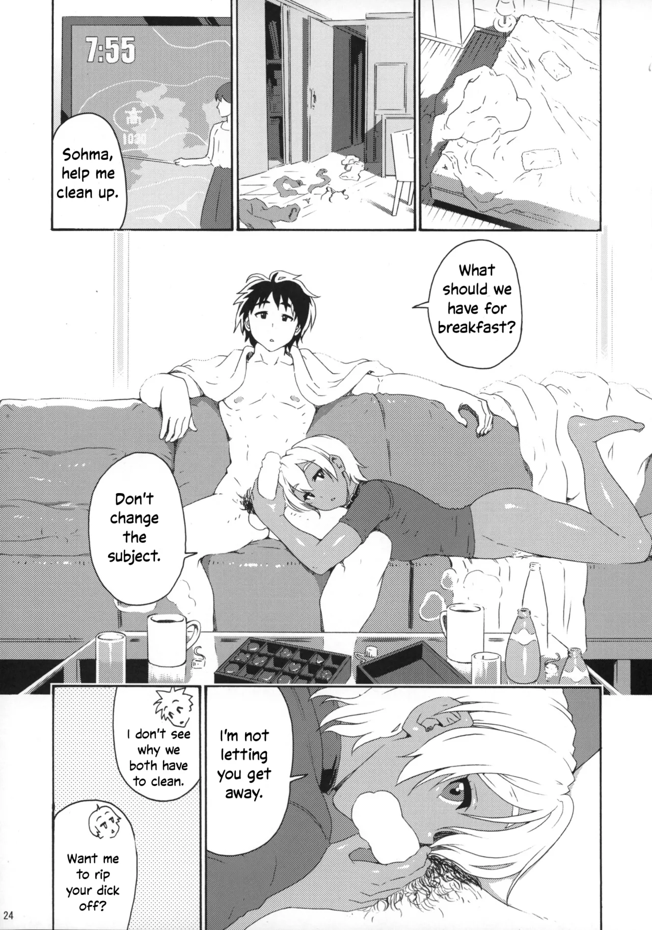 Ikumi-chan Niku Niku 4 to 5 page 23 featuring souma yukihira shokugeki no soma parody - kissing big breasts hentai manga - read online free