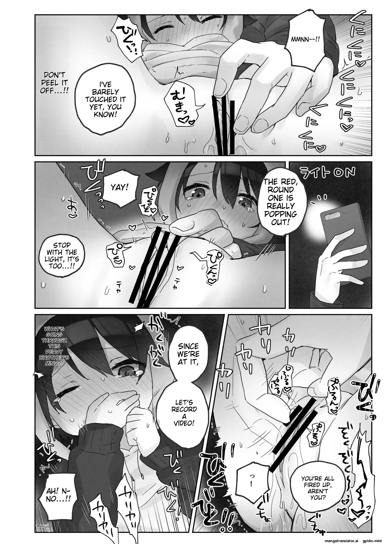 Samuzora no Shita, Imouto o Te dake de Ikasemakuru page 28 original parody - rough translation no penetration hentai manga - read online free