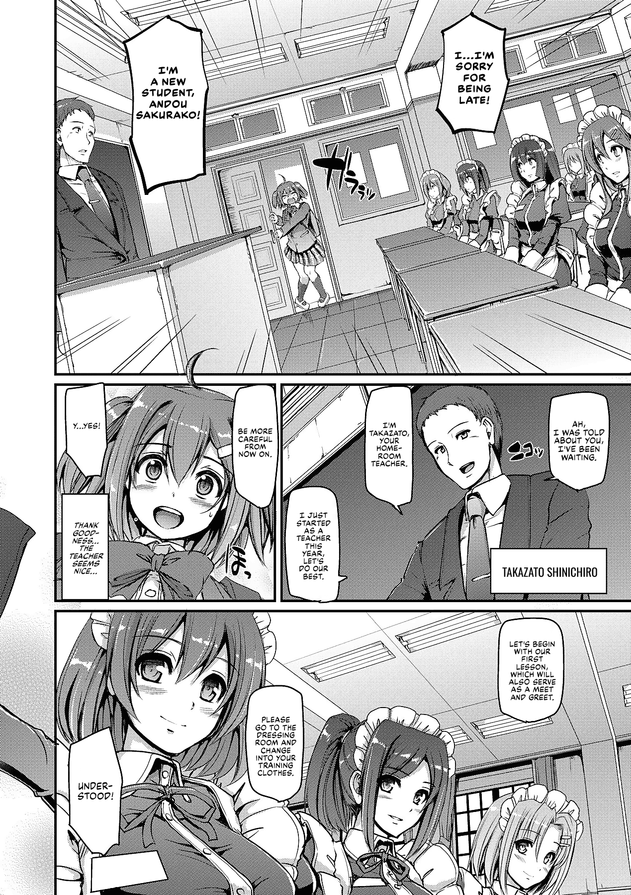Maid Gakuen e Youkoso!! - Welcome to Maid Academy page 12 - maid kissing hentai manga - read online free