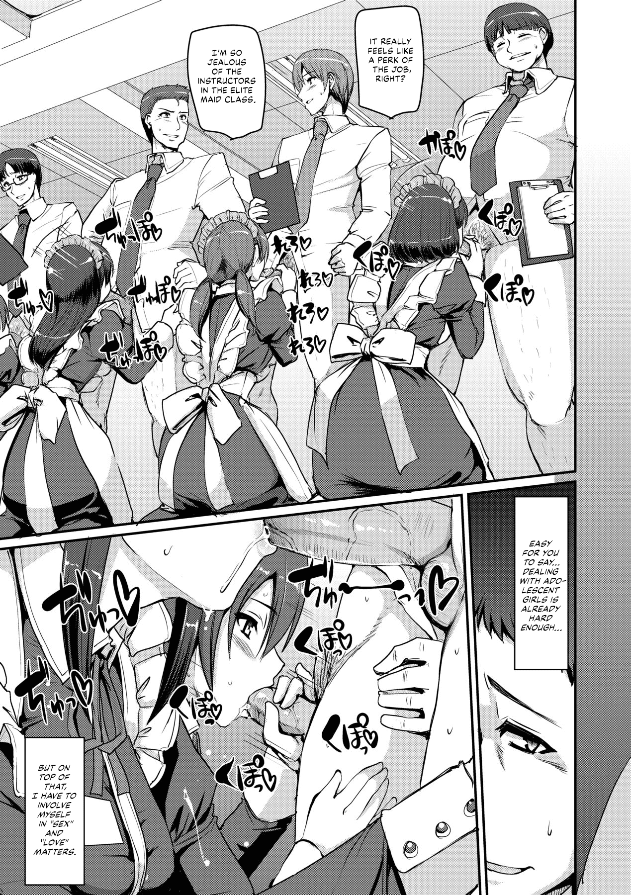 Maid Gakuen e Youkoso!! - Welcome to Maid Academy page 41 - maid kissing hentai manga - read online free