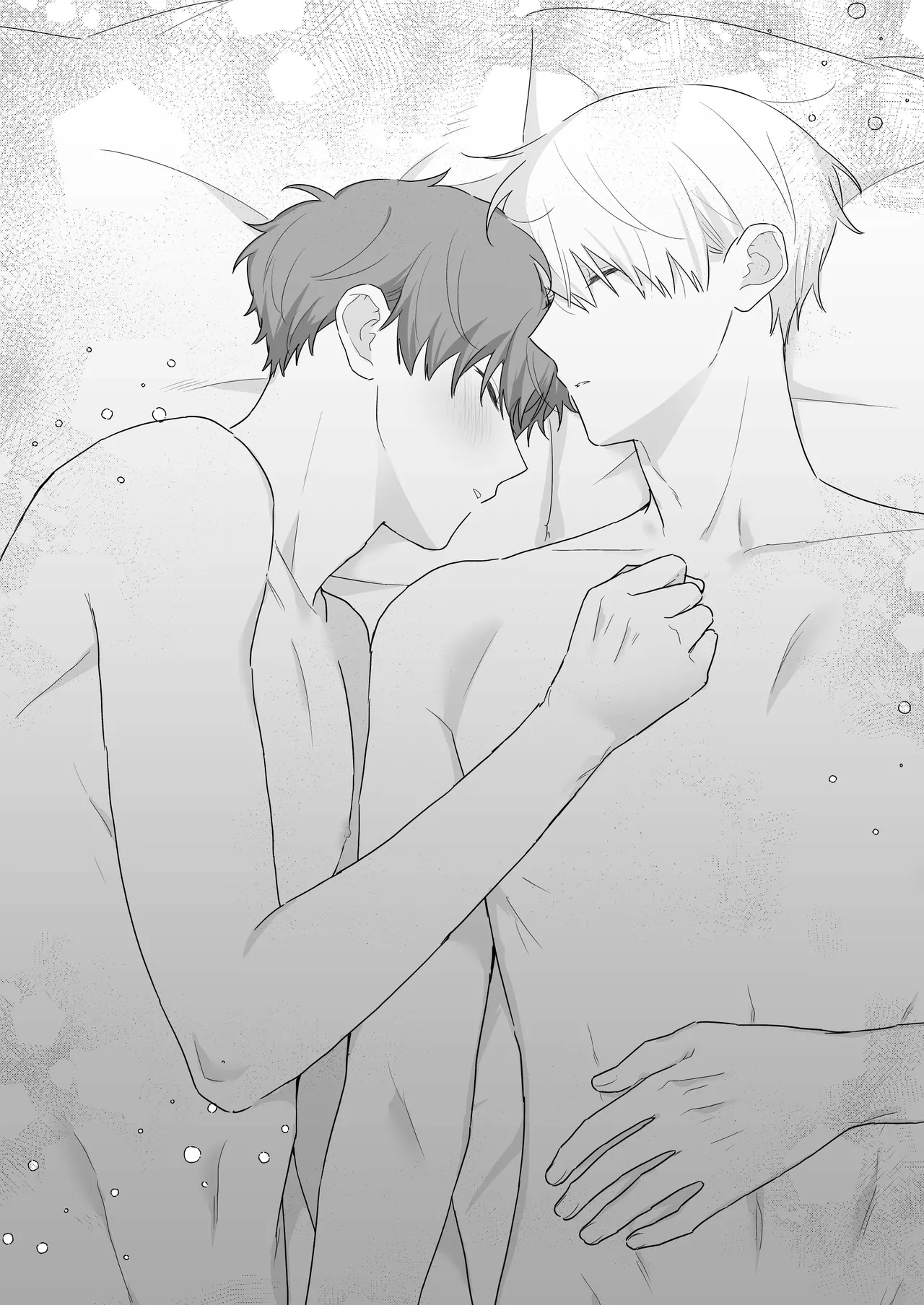 Kyuuketsuki to Ningen no BL Kiss Mark Hen page 63 original parody - kissing multi-work series hentai manga - read online free