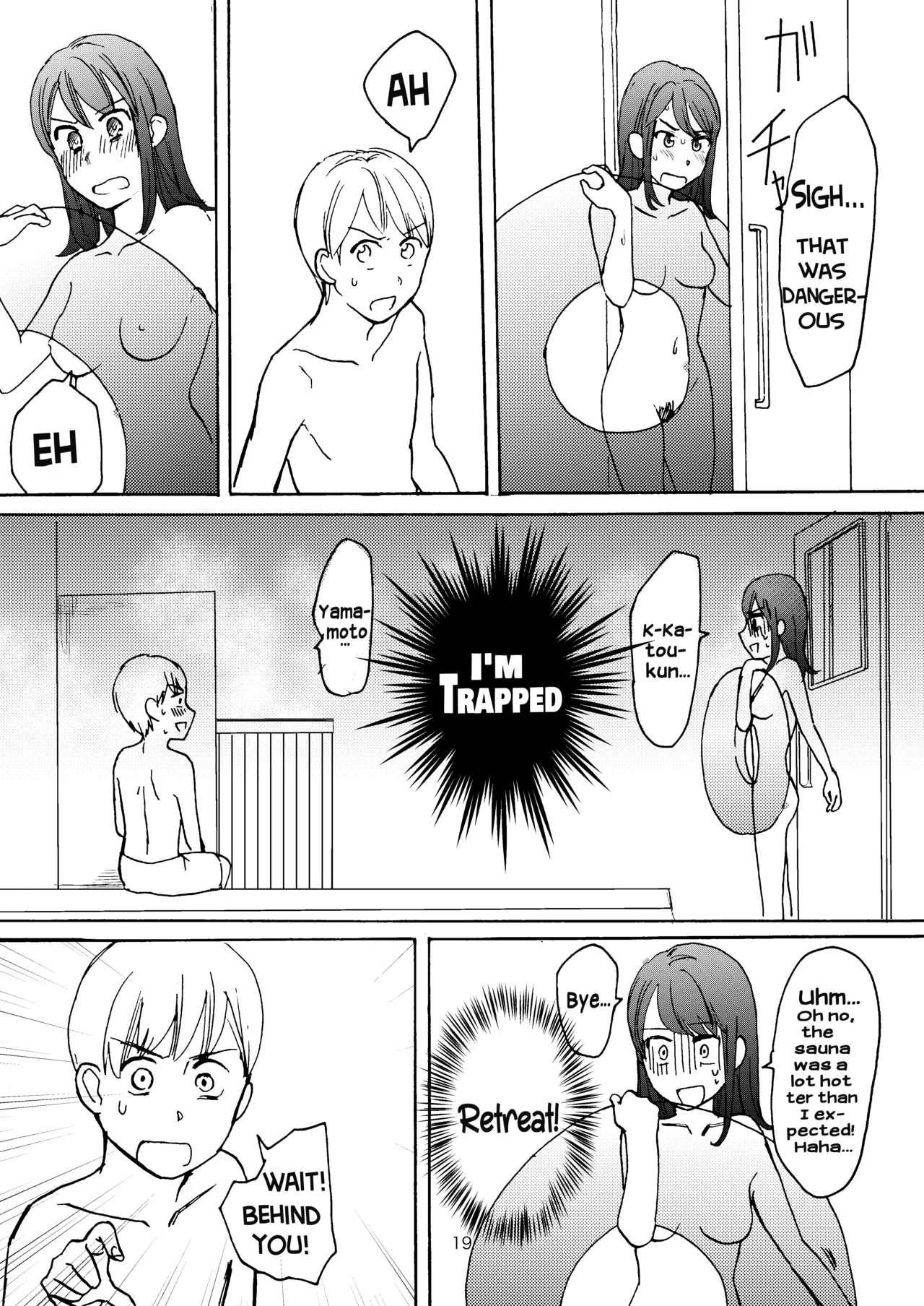 Ai no Onsen Pool | The Hot Spring Pool of Love page 17 original parody - no penetration clothed male nude female hentai manga - read online free
