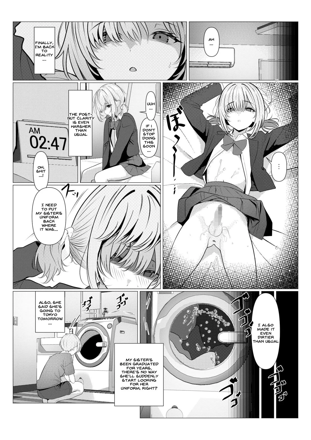 [Oden Ohgan (TuriSasu)] Hayato-sensei no Mesu-ka Karute Daigaku-hen | Dr. Hayato's Feminization Medical Record ~University Edition~ [English] [Mk45 Translation] [Digital] page 21 original parody - masturbation schoolgirl uniform hentai manga - read online free