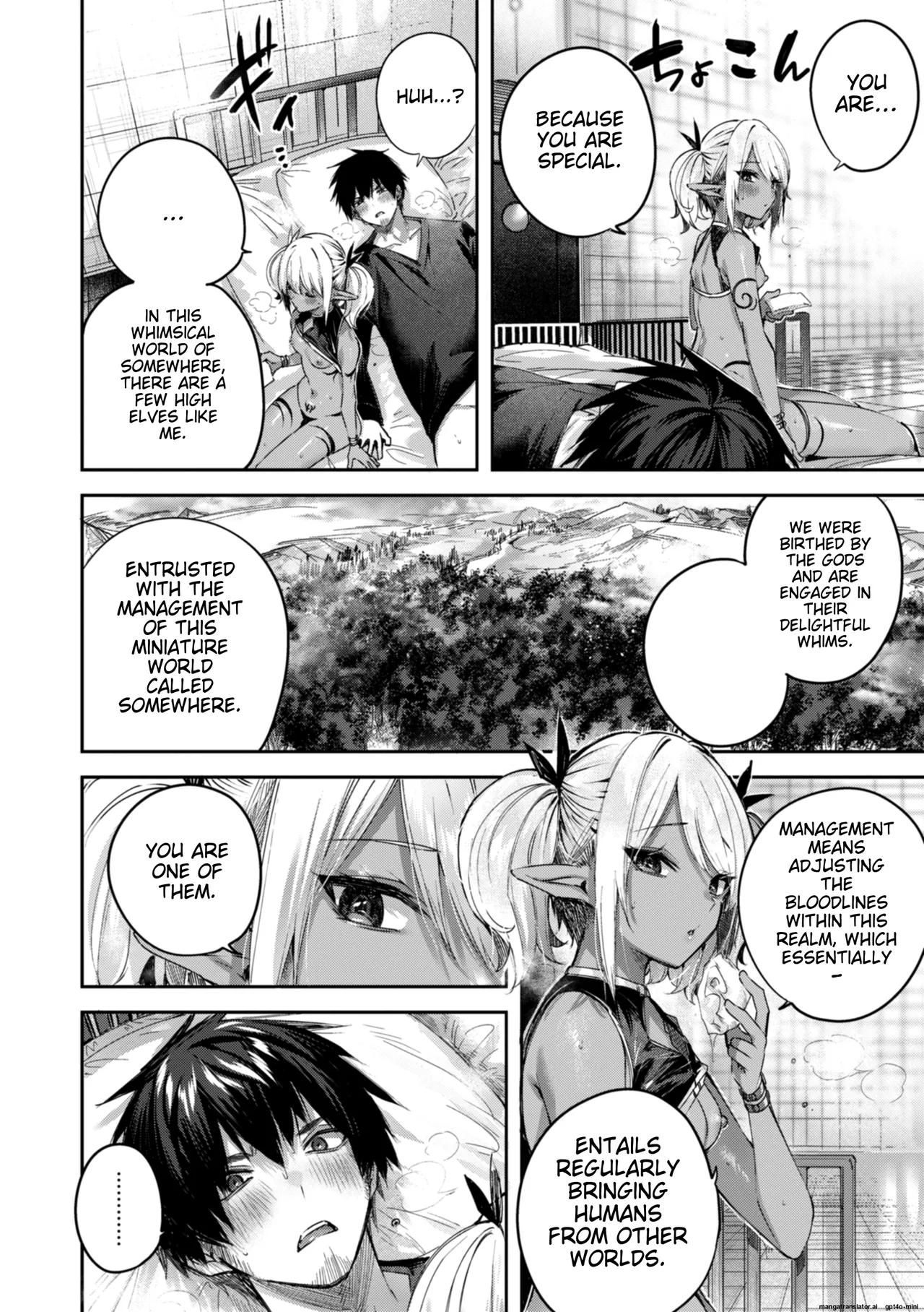 Dokushin Hunter no Deai wa Elf no Mori de | The Single Hunter Meets Girl in The Elven Forest page 109 - elf big breasts hentai manga - read online free