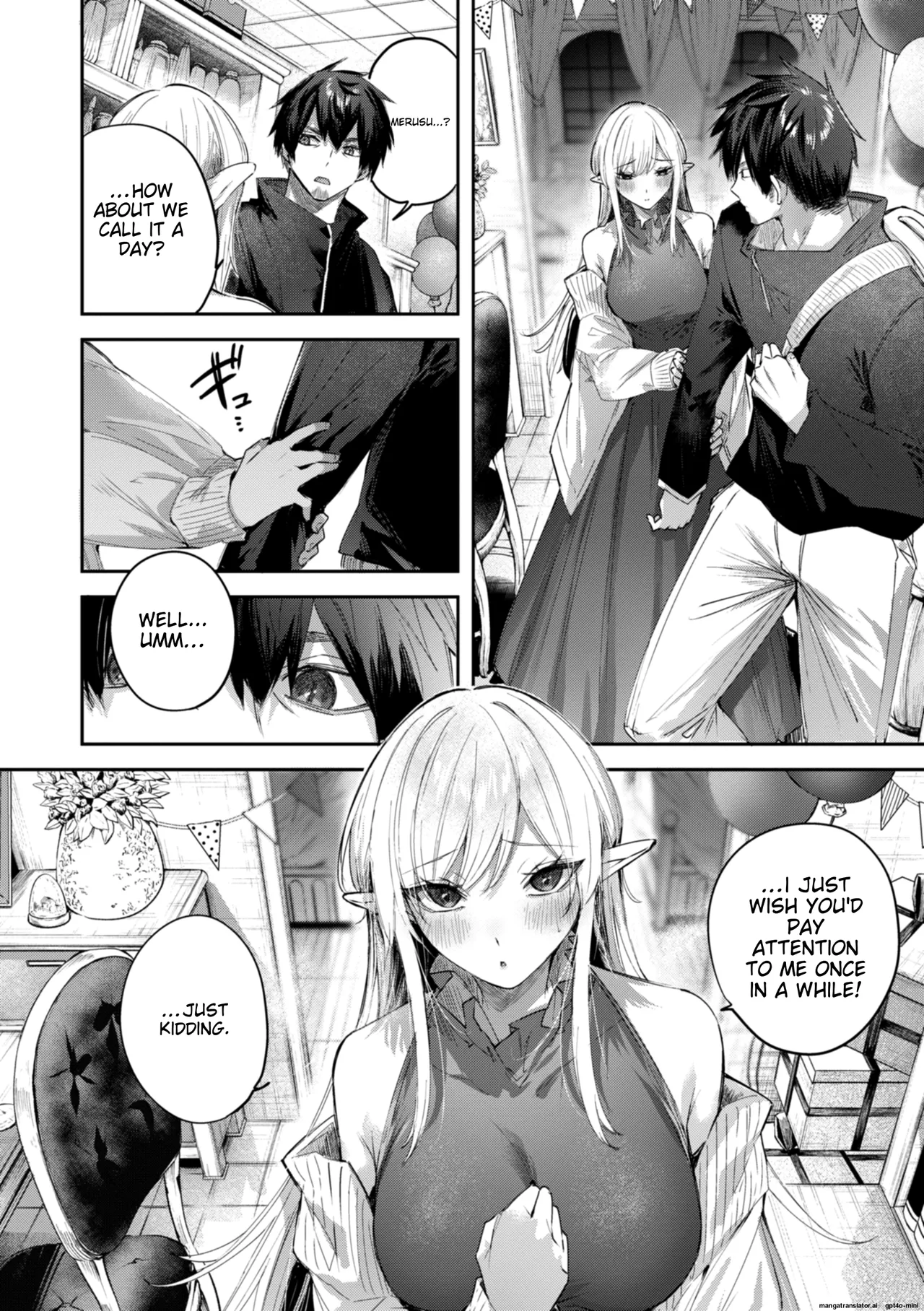 Dokushin Hunter no Deai wa Elf no Mori de | The Single Hunter Meets Girl in The Elven Forest page 135 - elf big breasts hentai manga - read online free