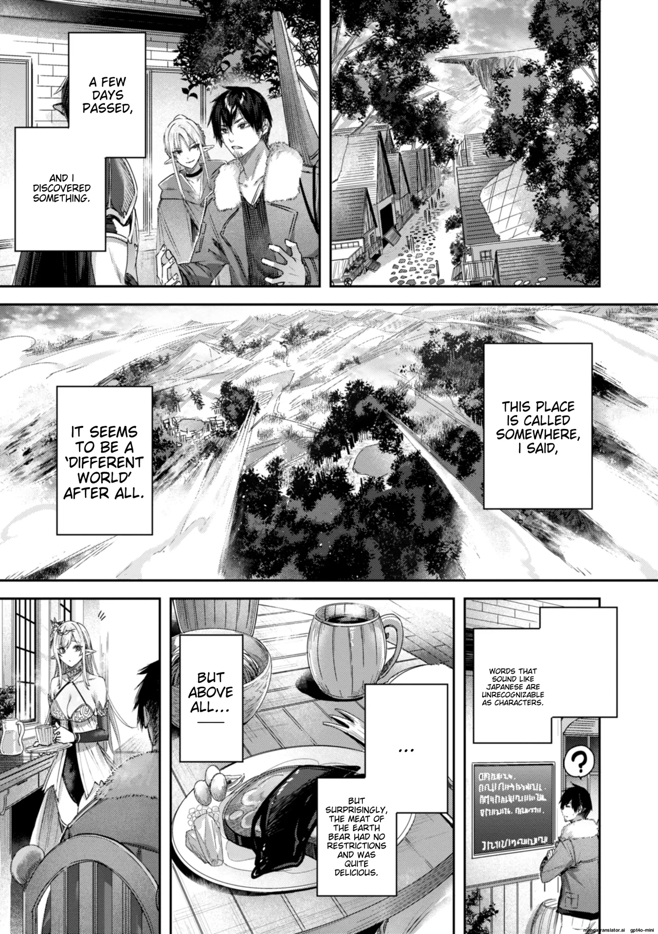 Dokushin Hunter no Deai wa Elf no Mori de | The Single Hunter Meets Girl in The Elven Forest page 18 - rough translation big breasts hentai manga - read online free