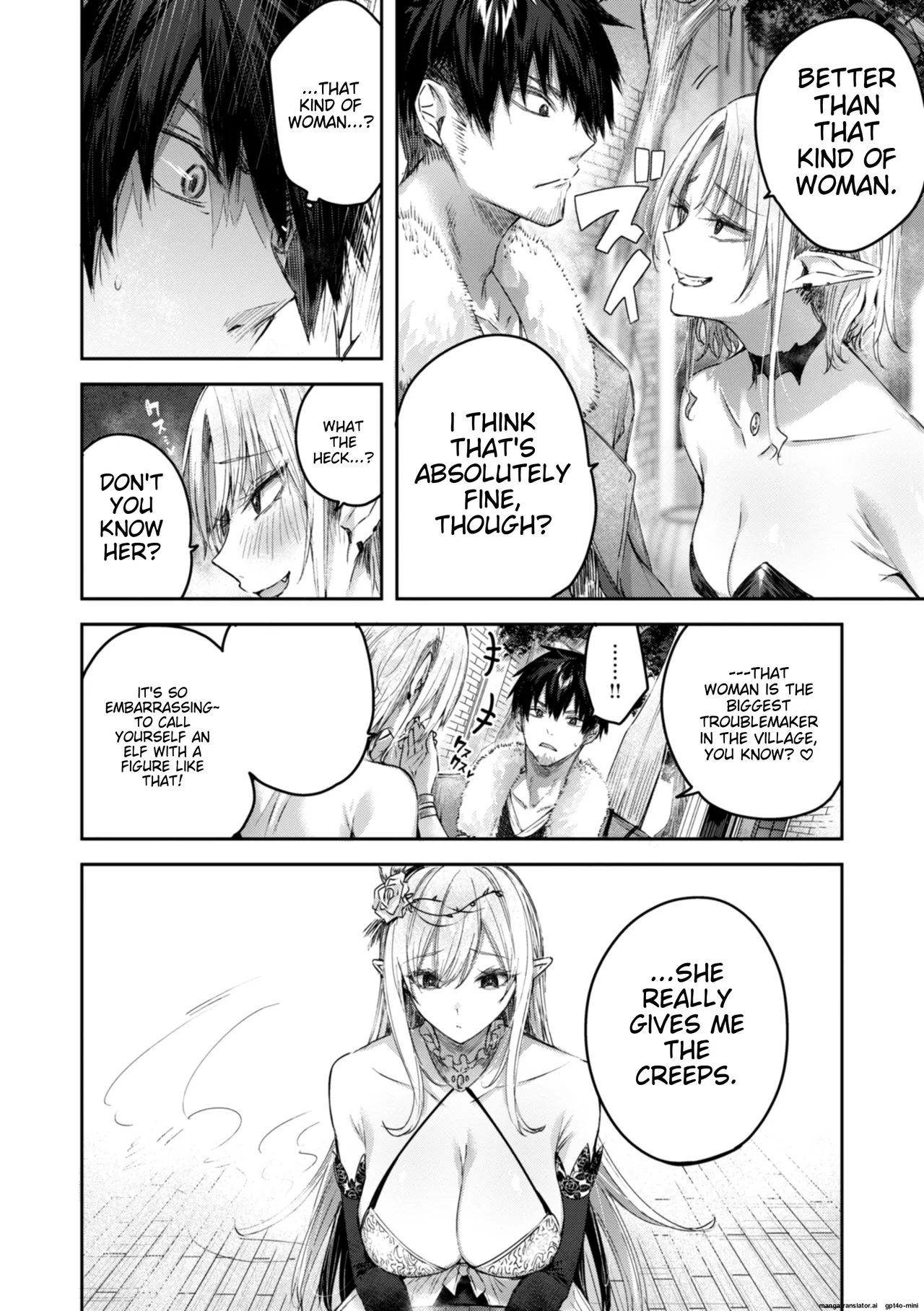 Dokushin Hunter no Deai wa Elf no Mori de | The Single Hunter Meets Girl in The Elven Forest page 29 - rough translation big breasts hentai manga - read online free