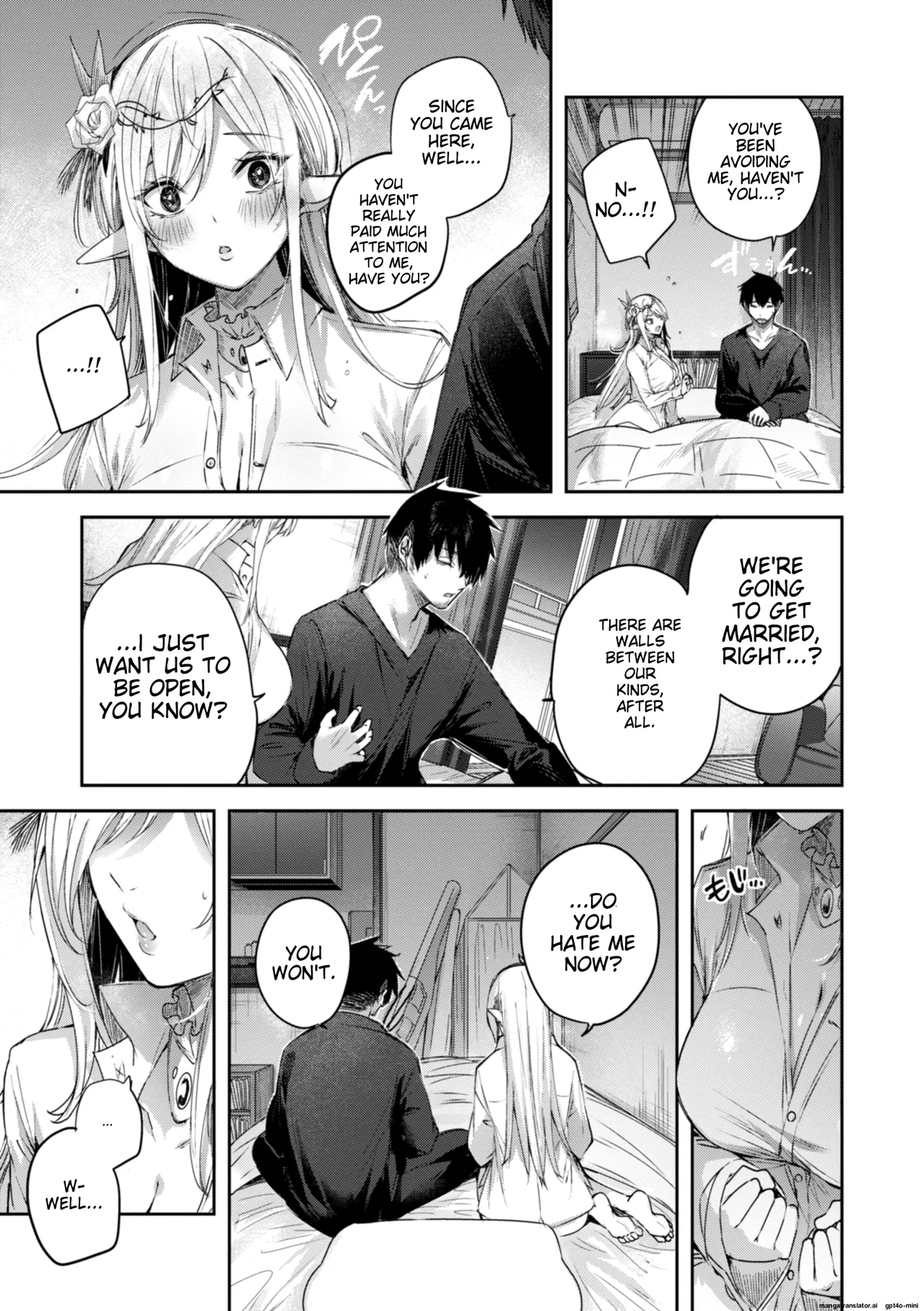 Dokushin Hunter no Deai wa Elf no Mori de | The Single Hunter Meets Girl in The Elven Forest page 58 - elf big breasts hentai manga - read online free