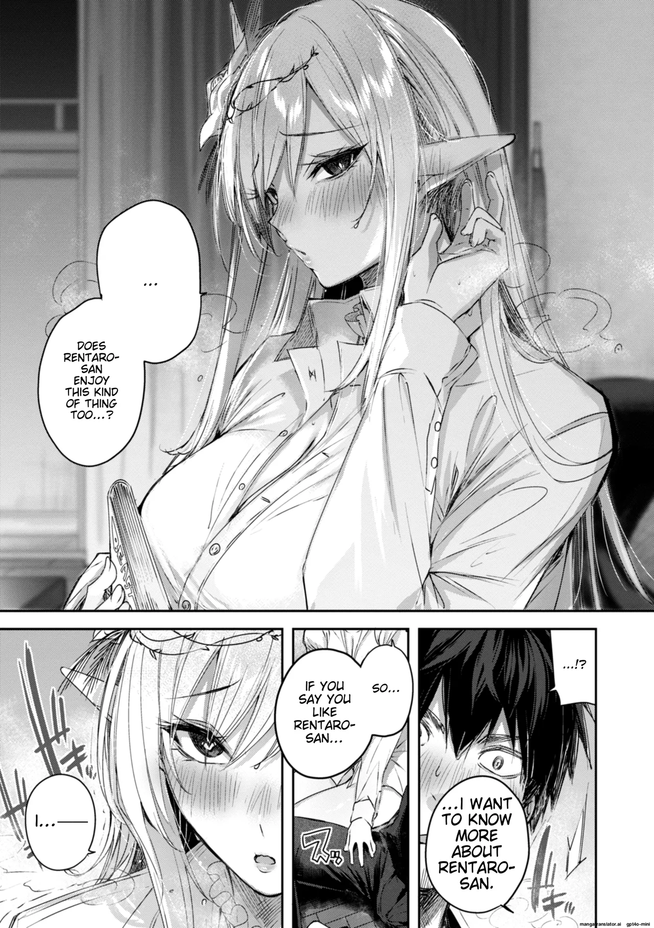 Dokushin Hunter no Deai wa Elf no Mori de | The Single Hunter Meets Girl in The Elven Forest page 62 - rough translation big breasts hentai manga - read online free