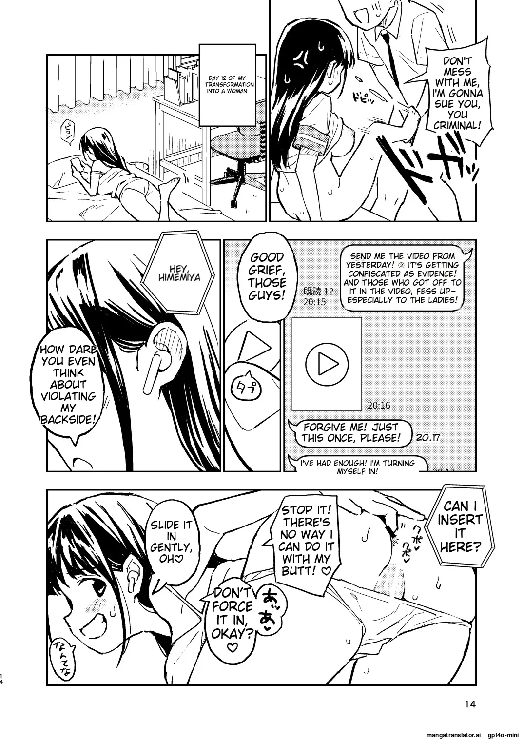 1-kagetsu Ninshin Shinakereba Otoko ni Modoreru Hanashi 2 page 15 original parody - sole female rough translation hentai manga - read online free