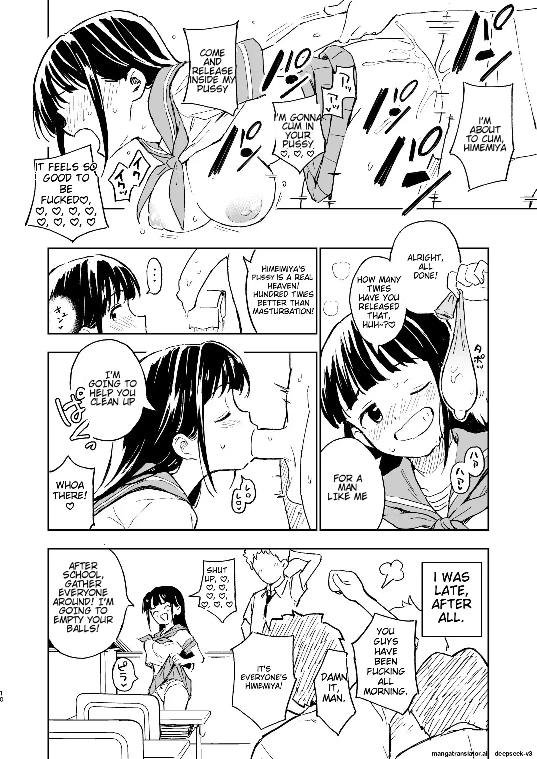 1-kagetsu Ninshin Shinakereba Otoko ni Modoreru Hanashi 3 page 10 original parody - big breasts mmf threesome hentai manga - read online free