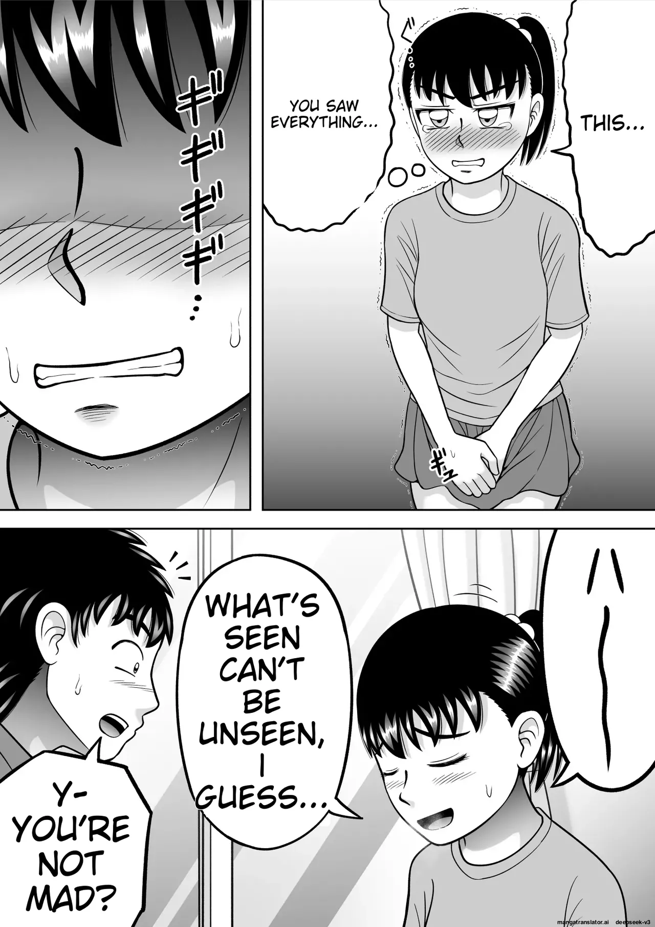 No-Pan Shoujo page 40 original parody - kissing humiliation hentai manga - read online free