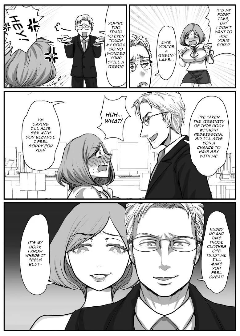 Office de Buka ya Joushi to Irekawaru Hanashi | Swapping Places with the Office Girls page 9 original parody - big breasts glasses hentai manga - read online free