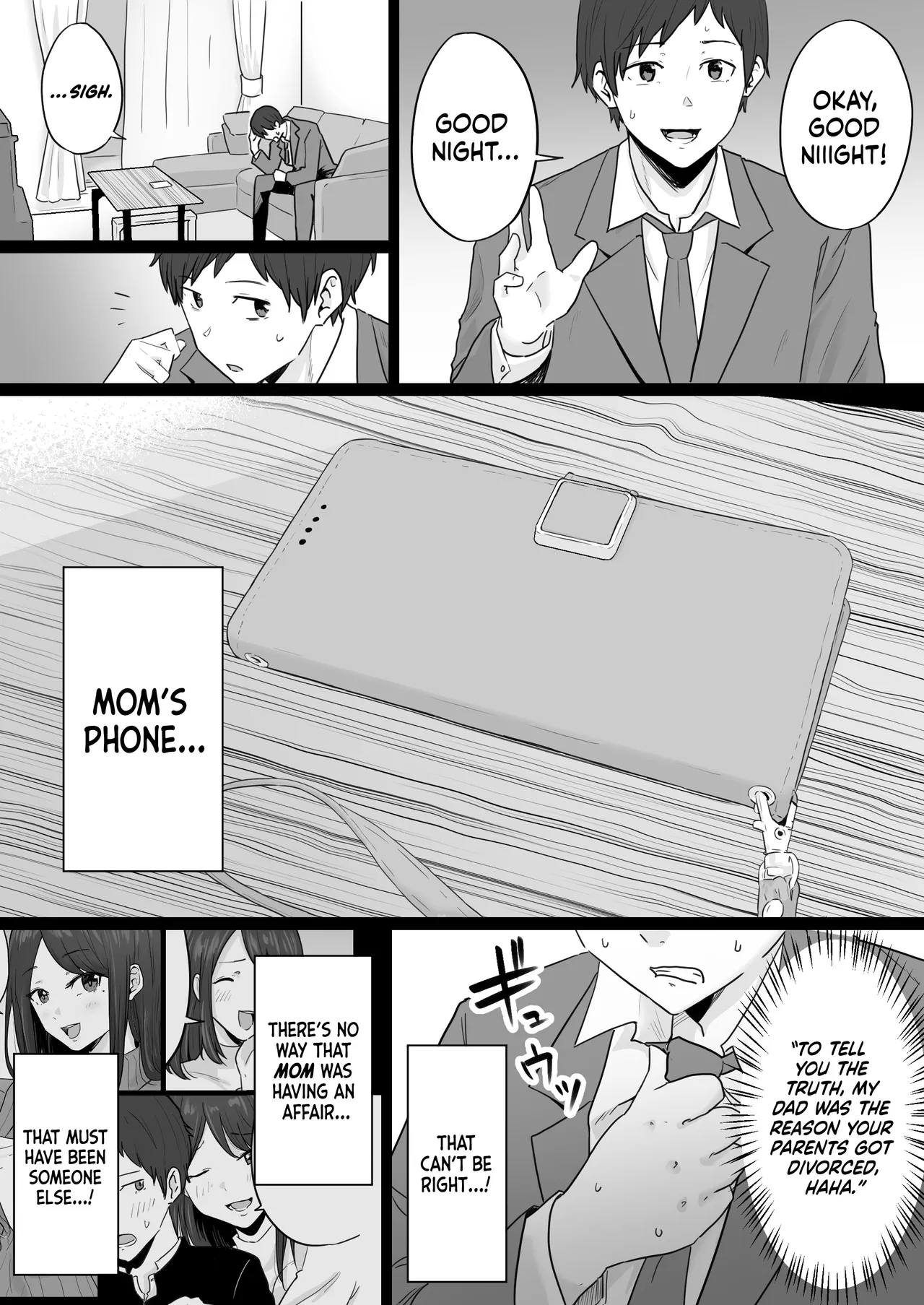 [Watson-dou] Houkai Kazoku -Hahaoya ga Yakuza to no Sex ni Hamatta Hanashi- | Broken Family - A Story About a Mother Who Became Addicted to Sex With a Yakuza [English] [Navajodo] - Page 13