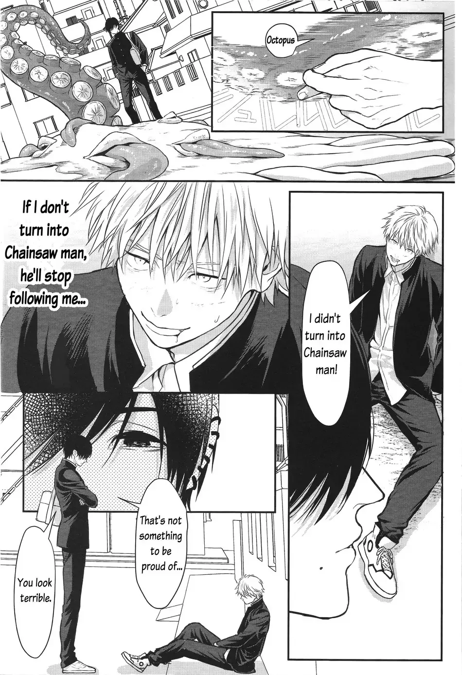 Pleasure page 20 featuring denji chainsaw man parody - unusual teeth kissing hentai manga - read online free