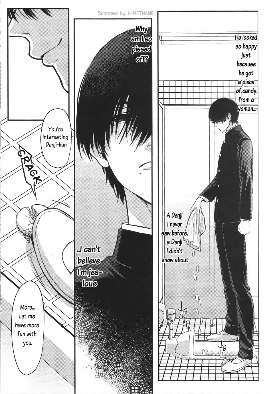 Pleasure page 25 featuring denji chainsaw man parody - unusual teeth kissing hentai manga - read online free