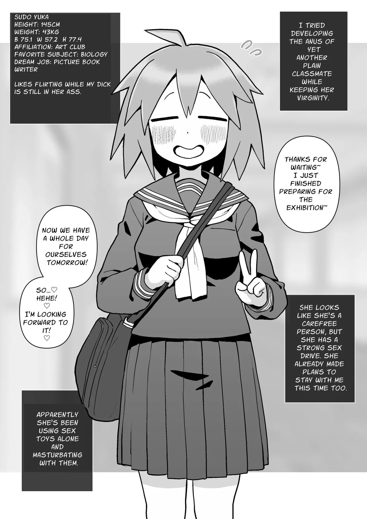 Mob-gao Doukyuusei o Shojo no Mama Anal Kaihatsu shita Hanashi | I Sexually Developed The Anuses Of My Plain Looking Classmates While Leaving Them As Virgins - Page 8