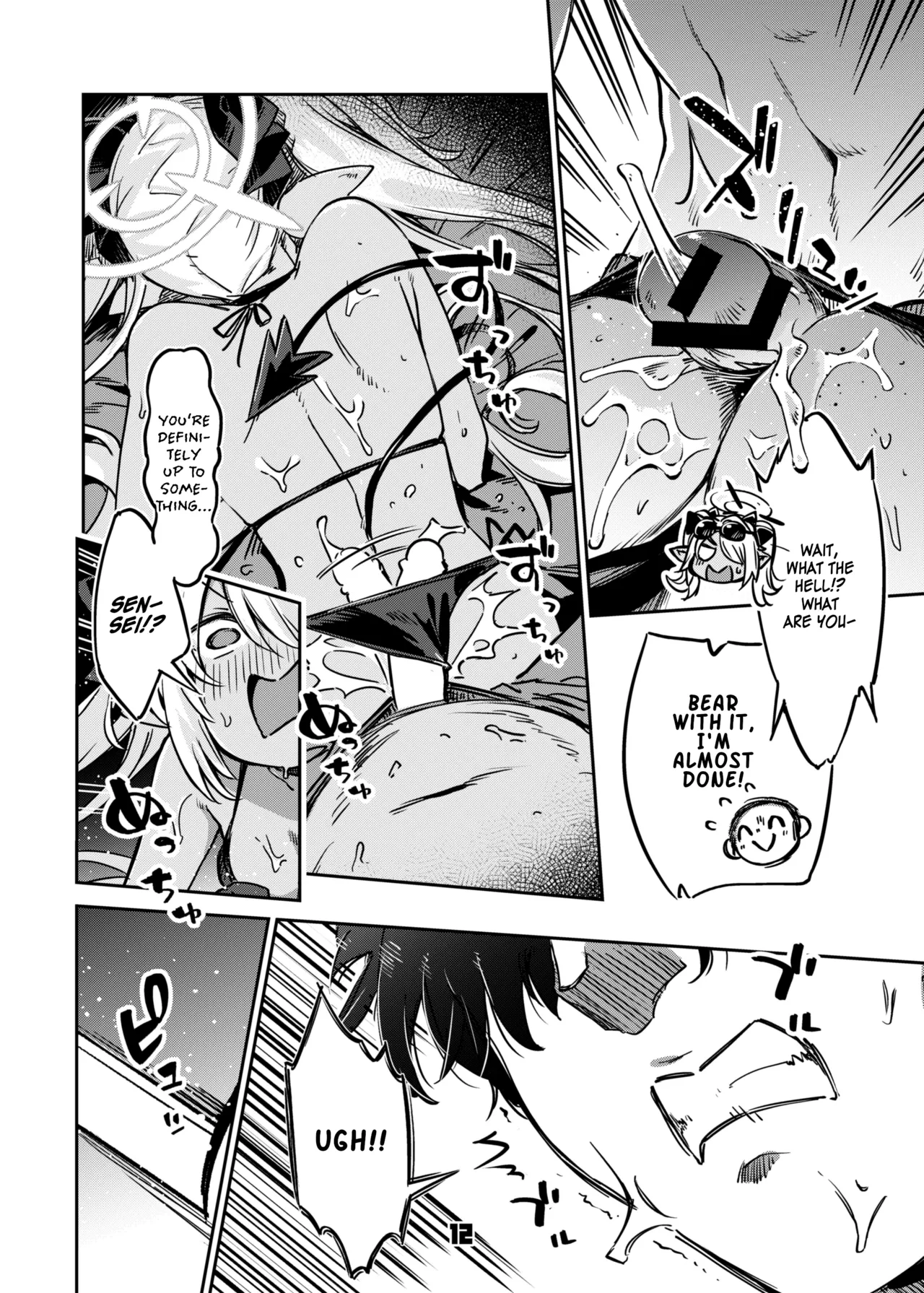 Sensei no Baka! Hentai! Mou Shiranai!! | Idiot! Pervert! Leave me alone!! page 11 featuring iori shiromi blue archive parody - swimsuit nakadashi hentai manga - read online free