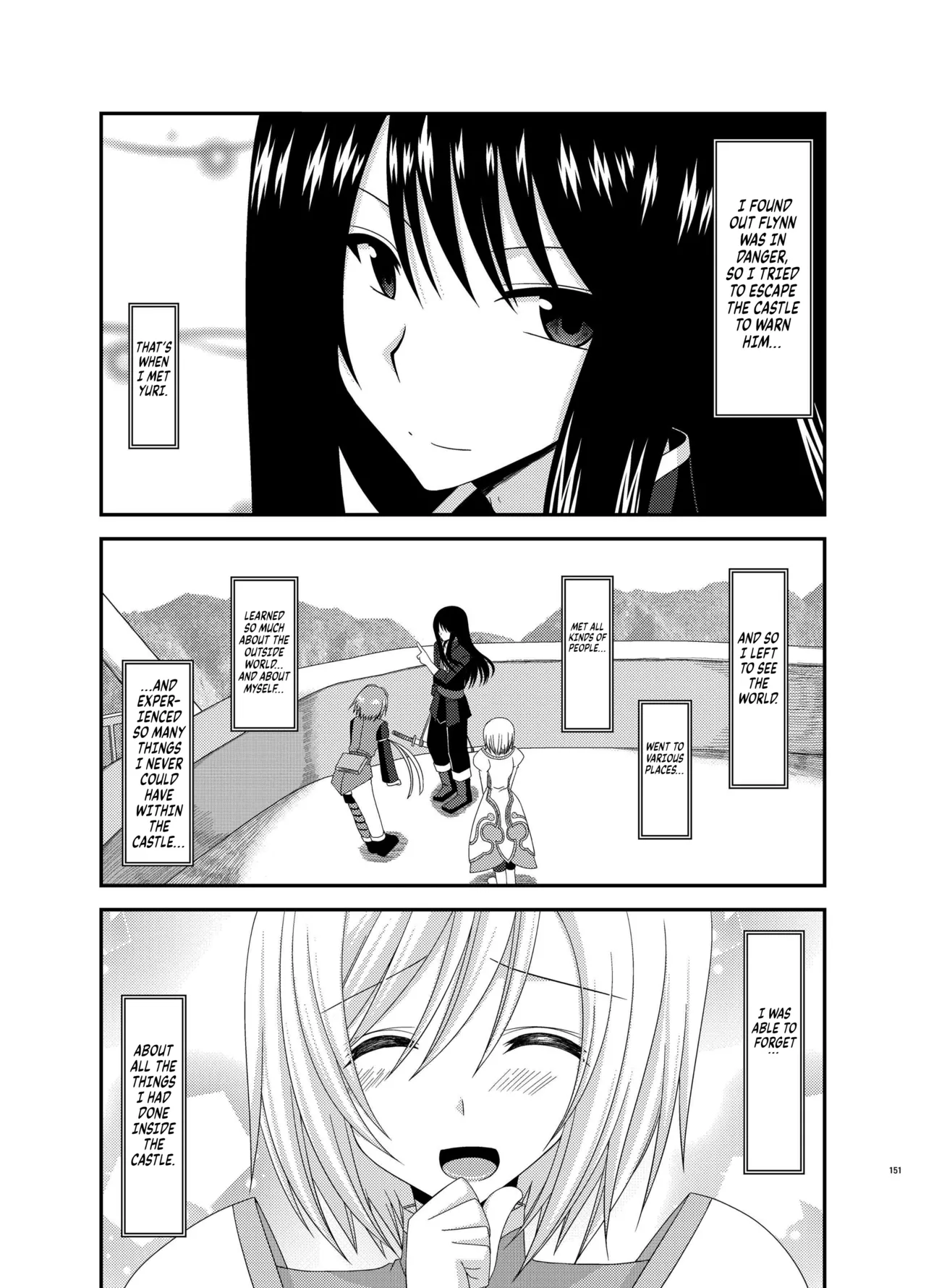 [valssu (Charu)] Mangetsu San Tan (Tales of Vesperia) [Digital] chapter 3 + epilogue [Digital] [English] [Kuraudo] page 41 featuring estellise sidos heurassein tales of vesperia parody - nakadashi stockings hentai manga - read online free