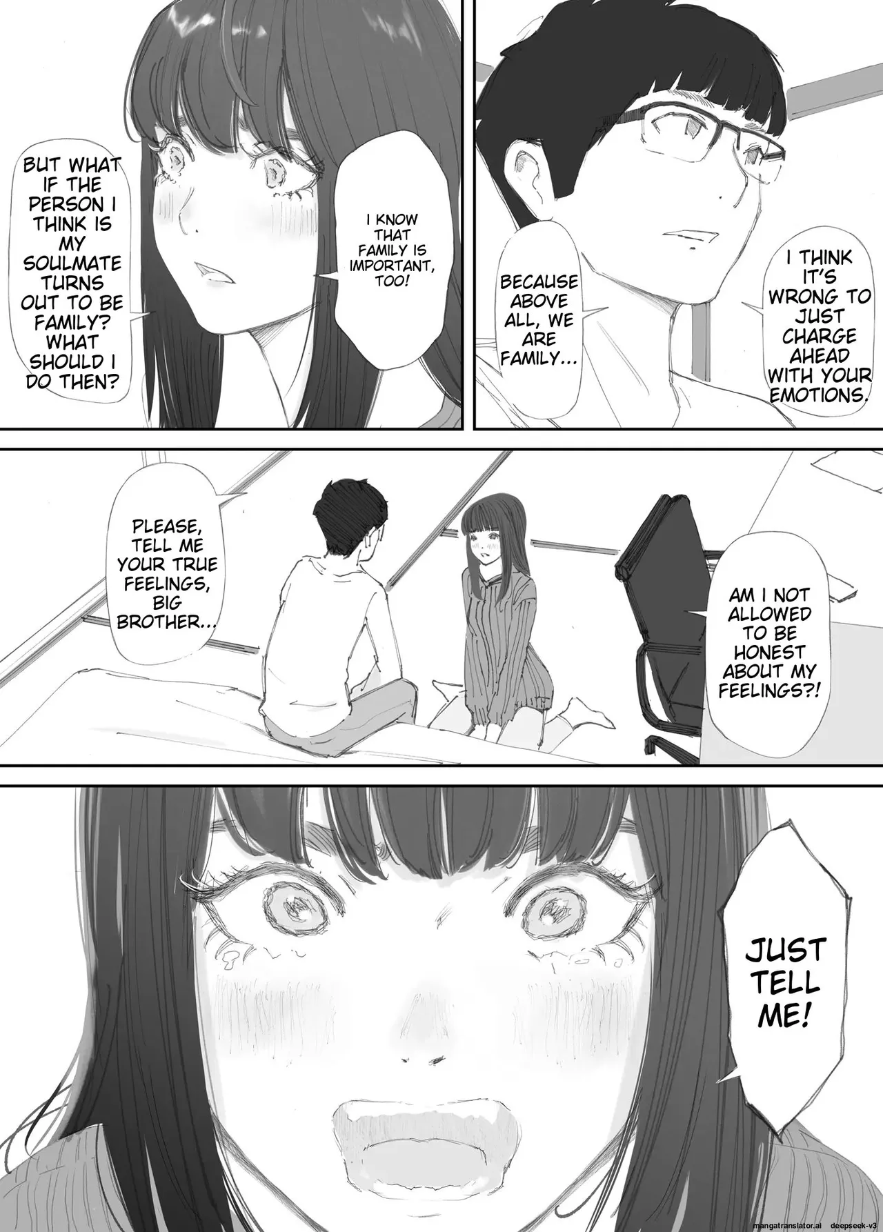 [Nekome Koi] Hadan no Kizuna -Netorareta Gimai- | Broken Bonds: Stepsister Cuckolded [English] page 42 original parody - rough translation defloration hentai manga - read online free