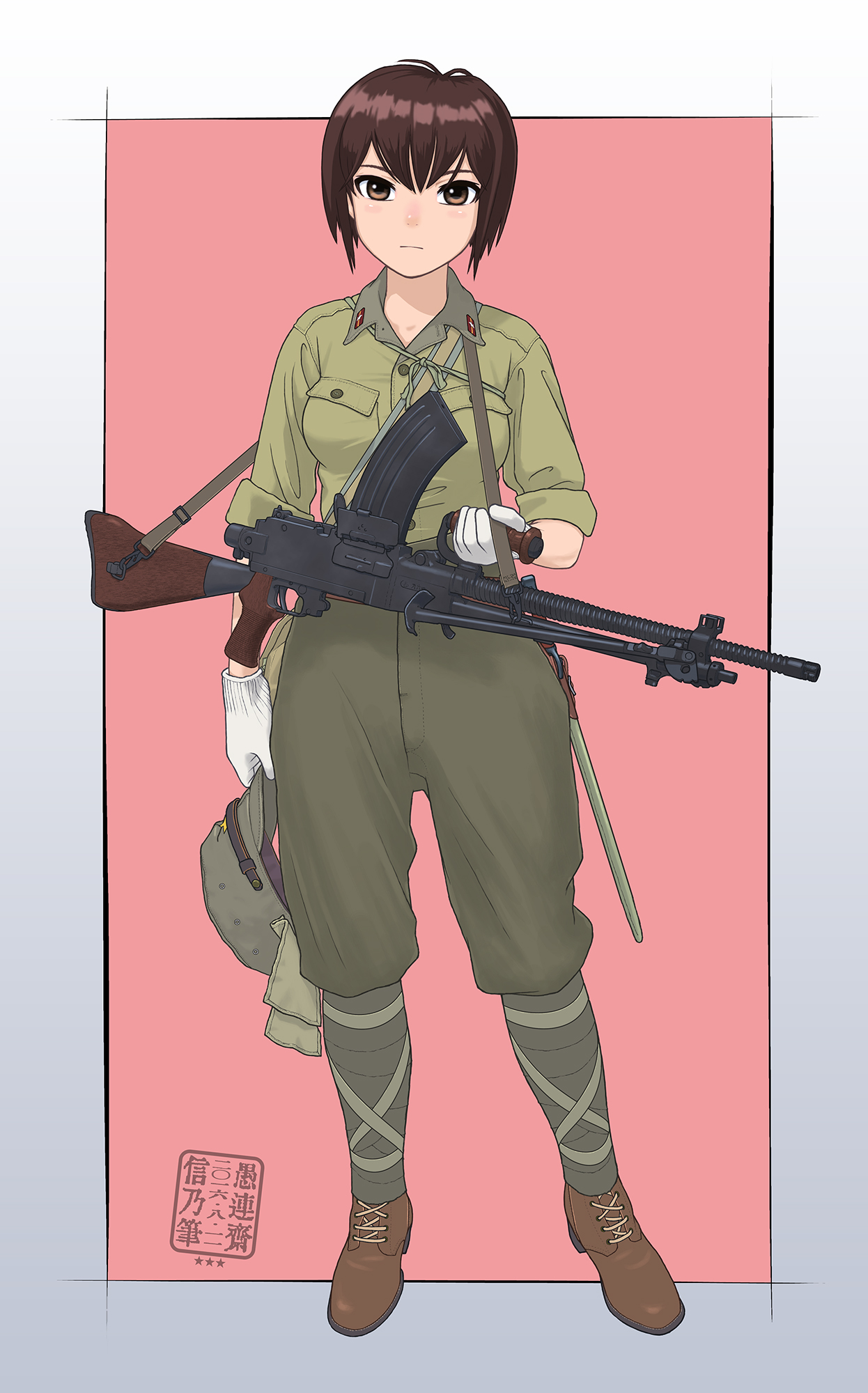 武装军服女子 page 20 - military hentai manga - read online free